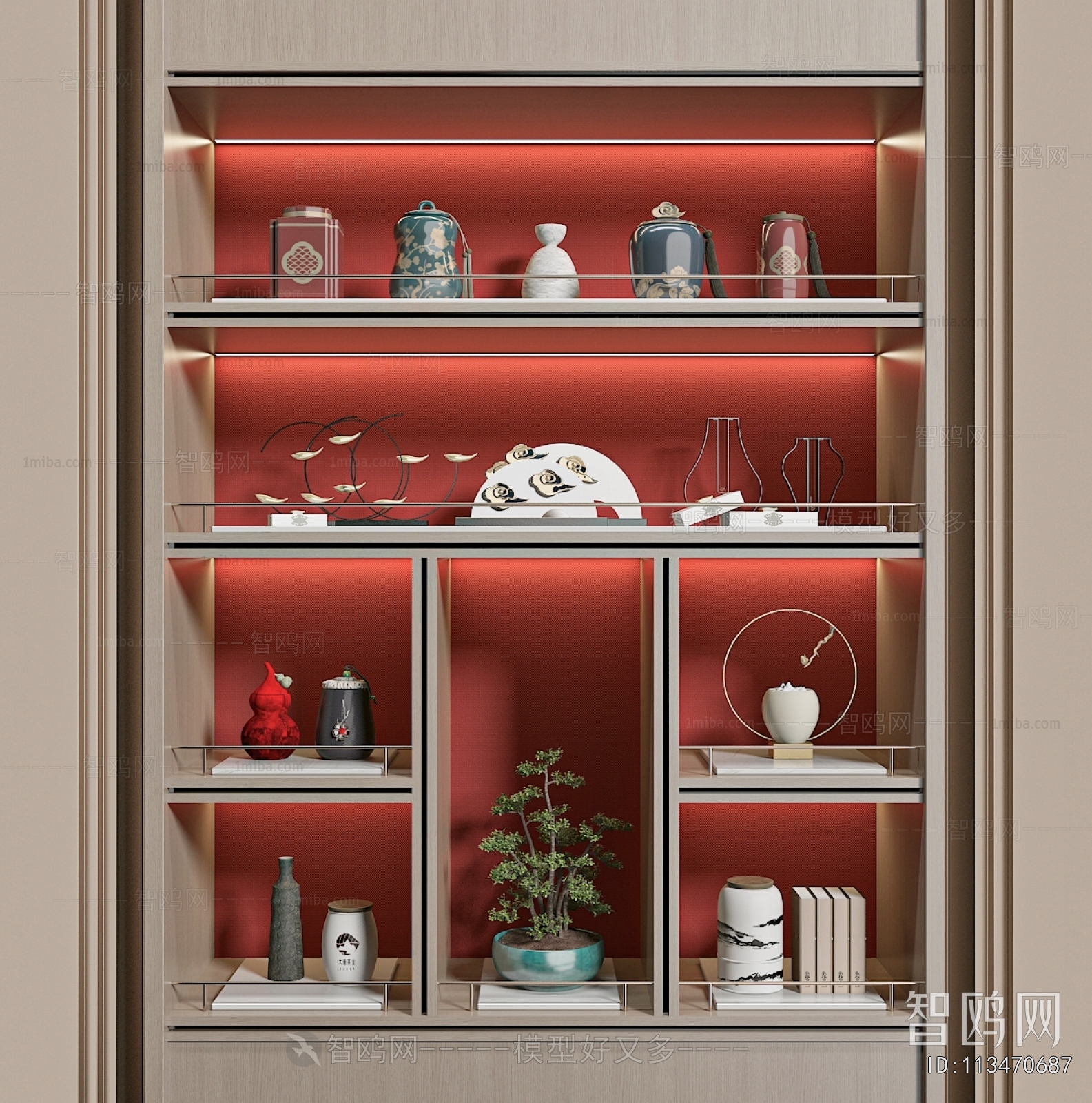 New Chinese Style Decorative Set