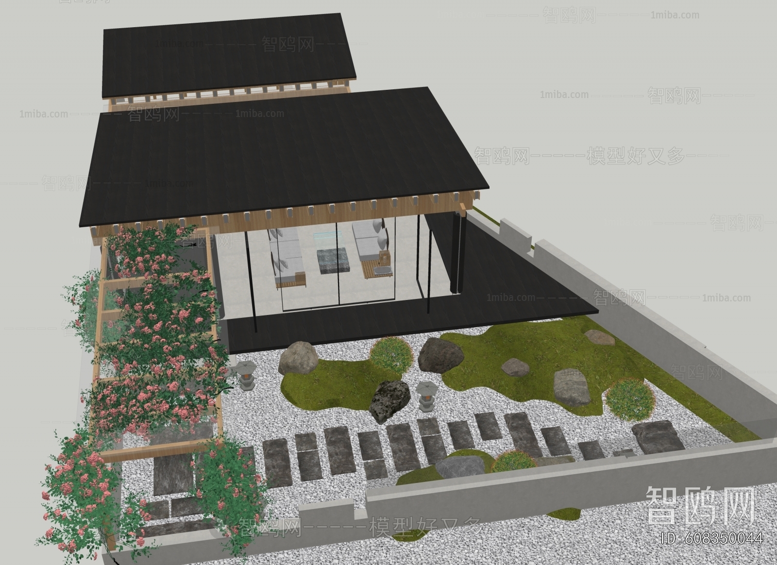 New Chinese Style Courtyard/landscape