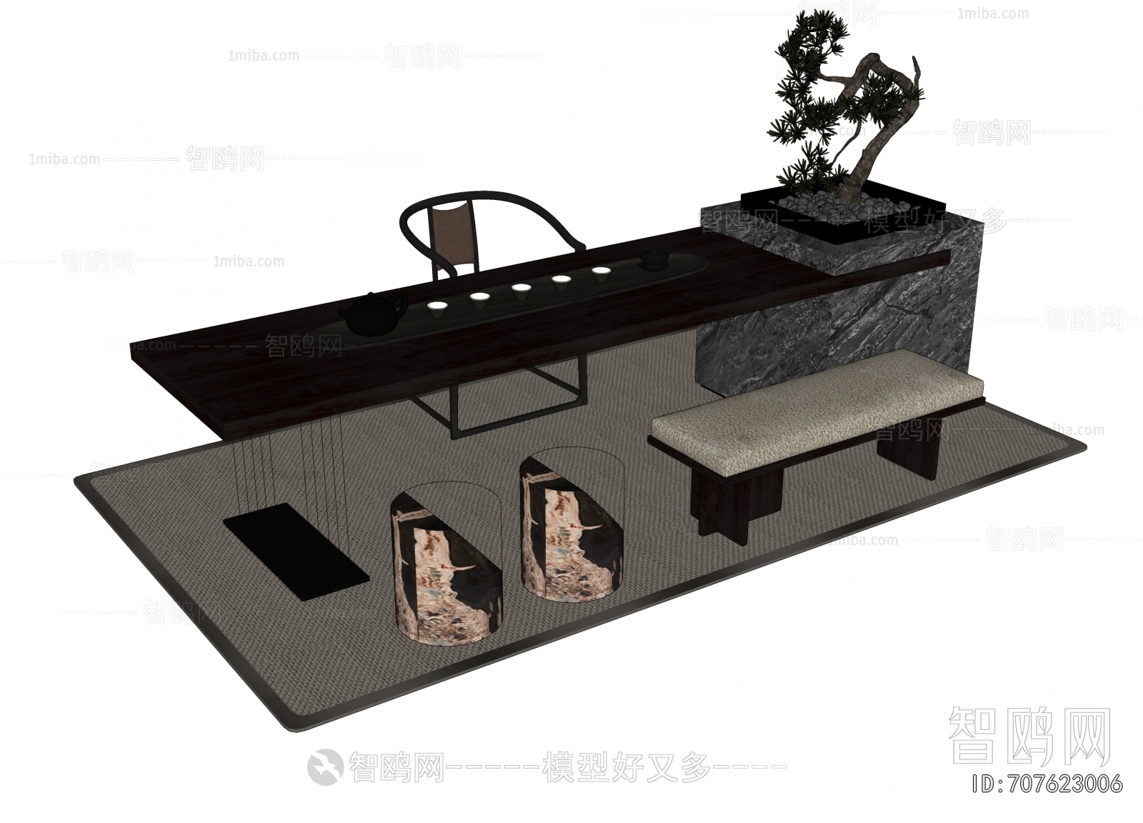 New Chinese Style Tea Tables And Chairs