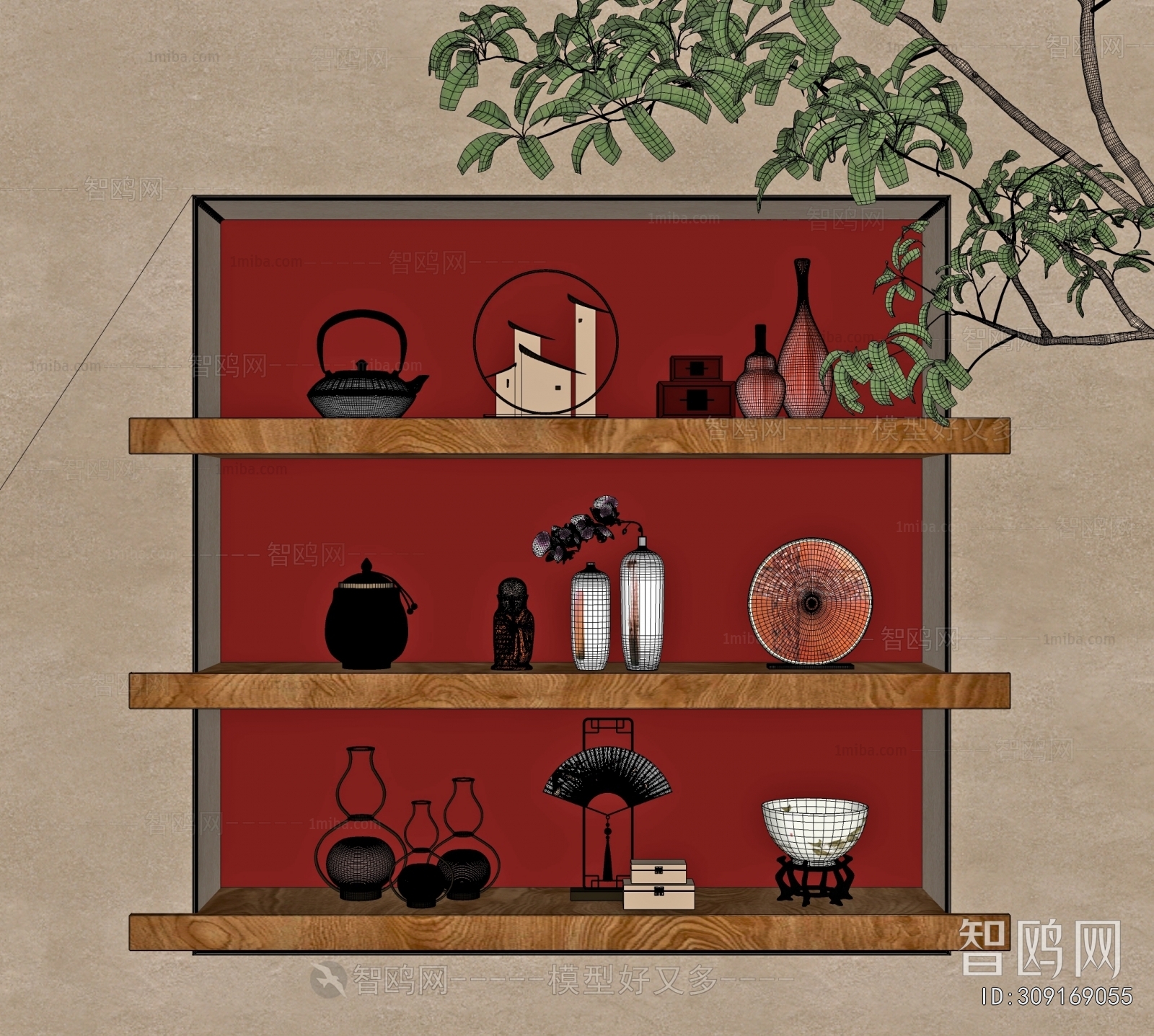 New Chinese Style Decorative Set