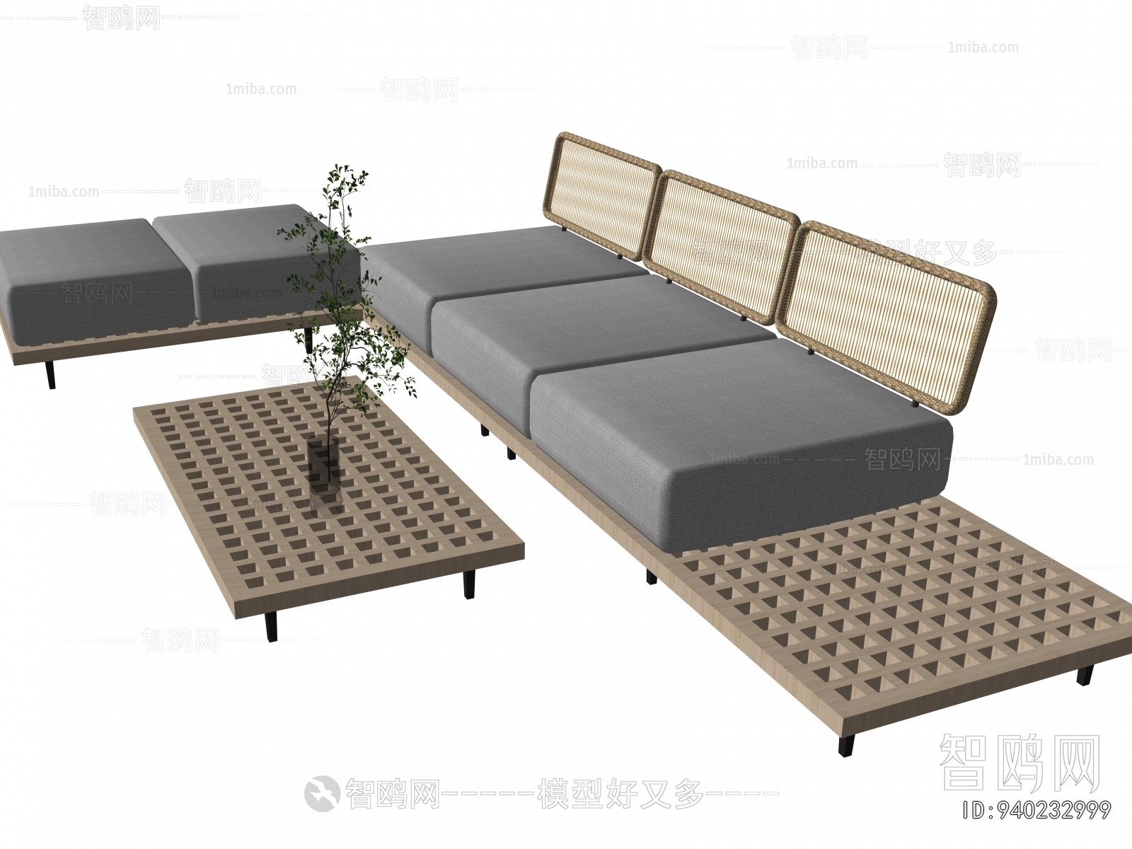Modern Outdoor Sofa