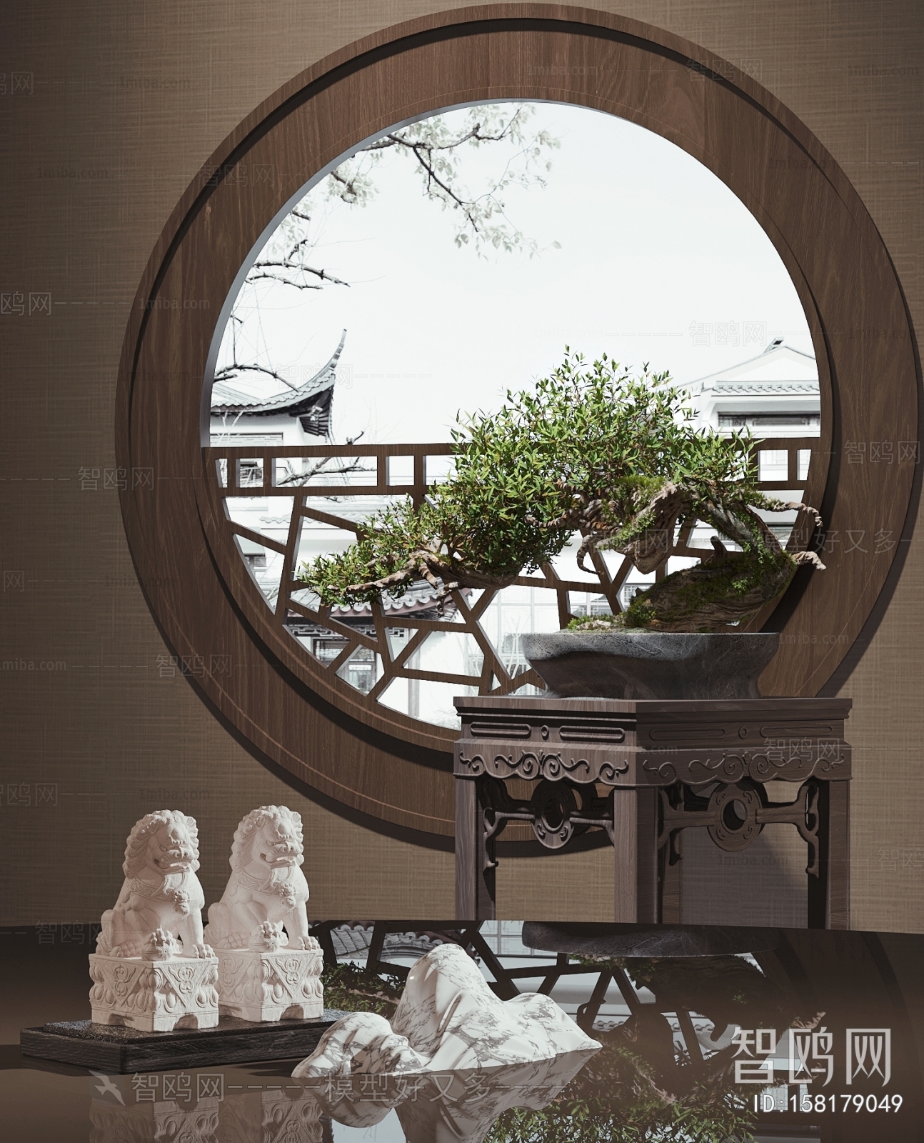 New Chinese Style Bonsai