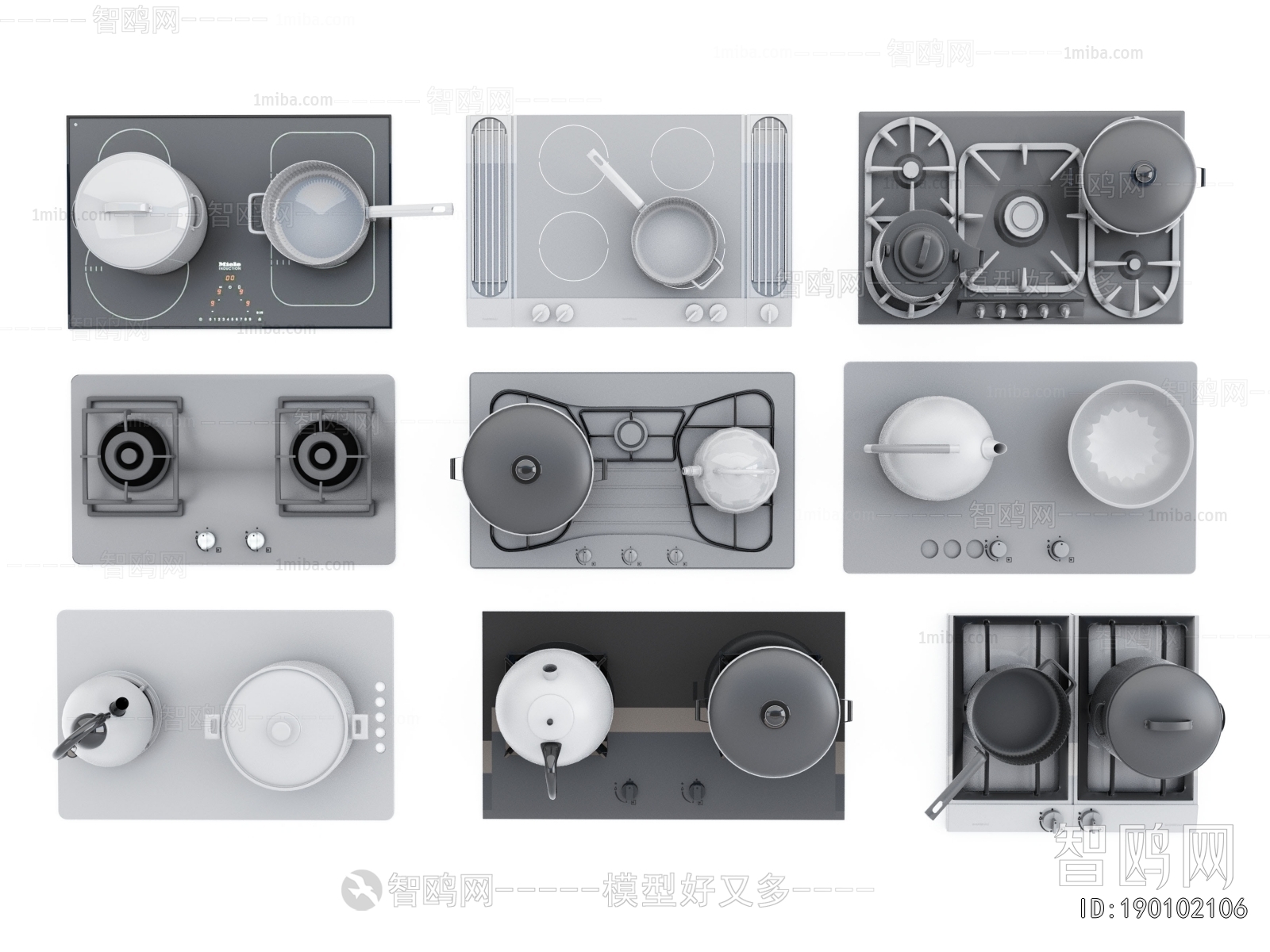 Modern Kitchen Electric Gas Range