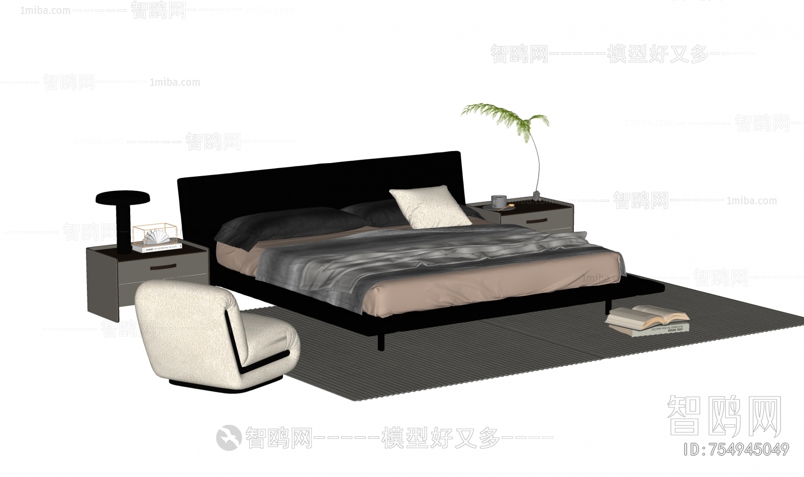 Modern Double Bed