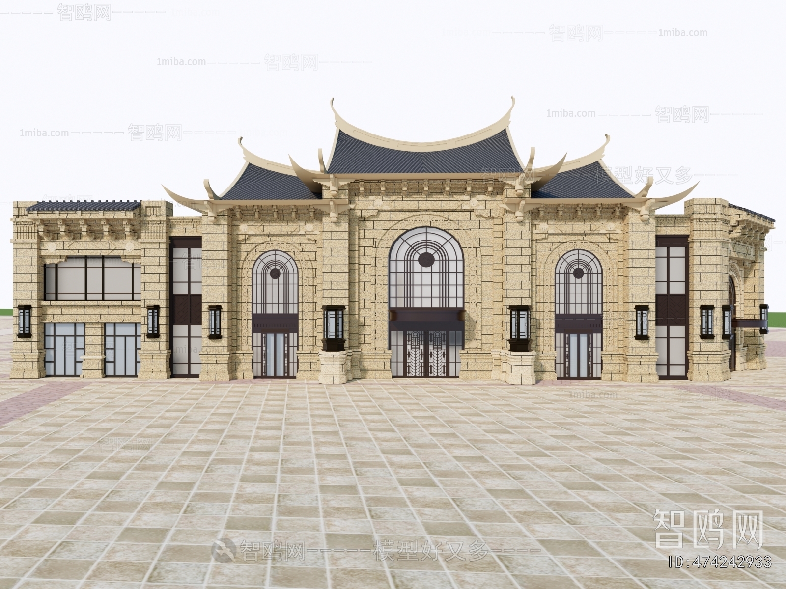 European Style Architecture Of Artistic Style