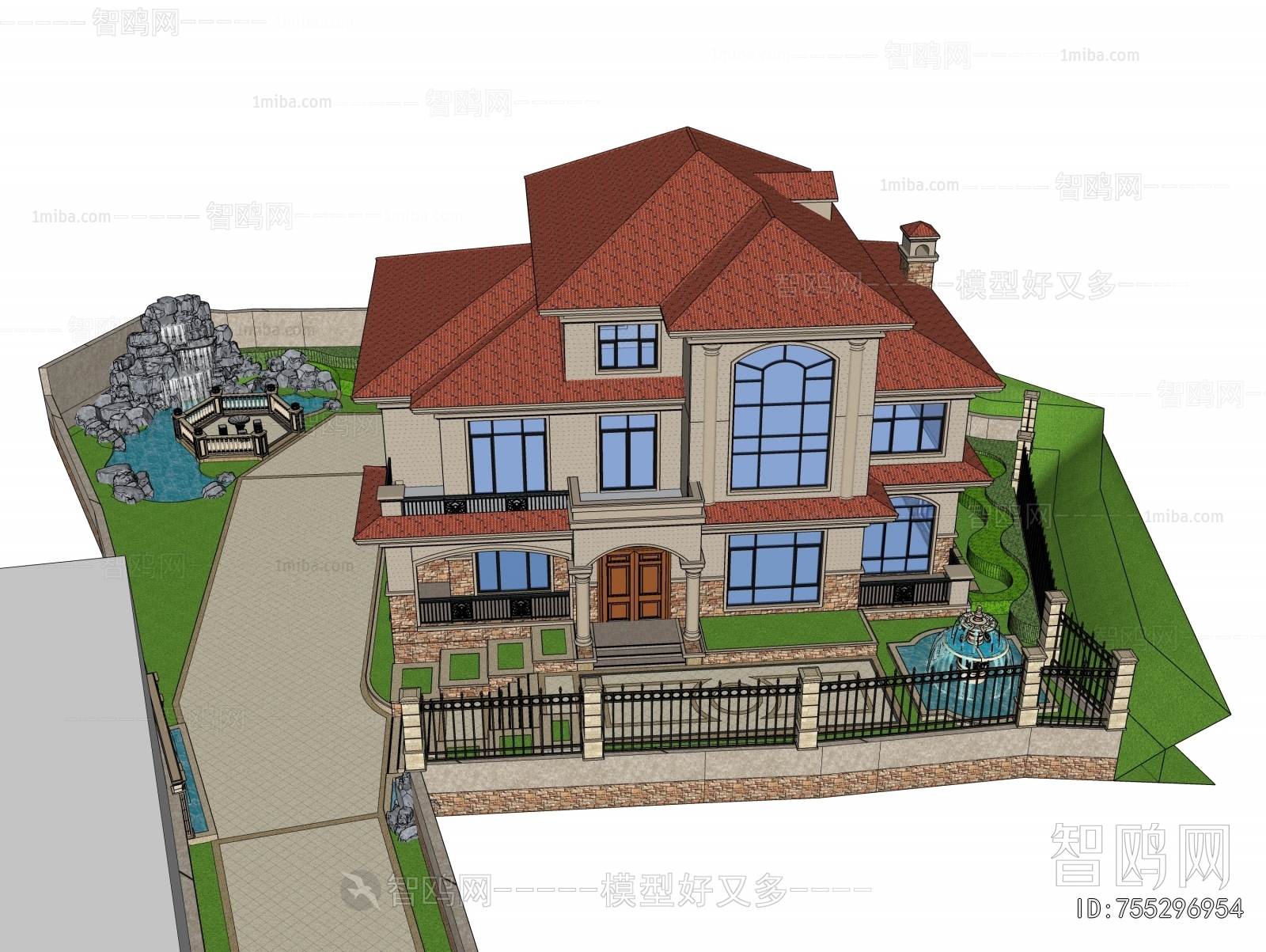 Simple European Style Detached Villa