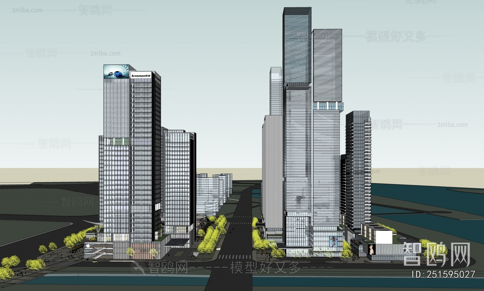 Modern Appearance Of Commercial Building