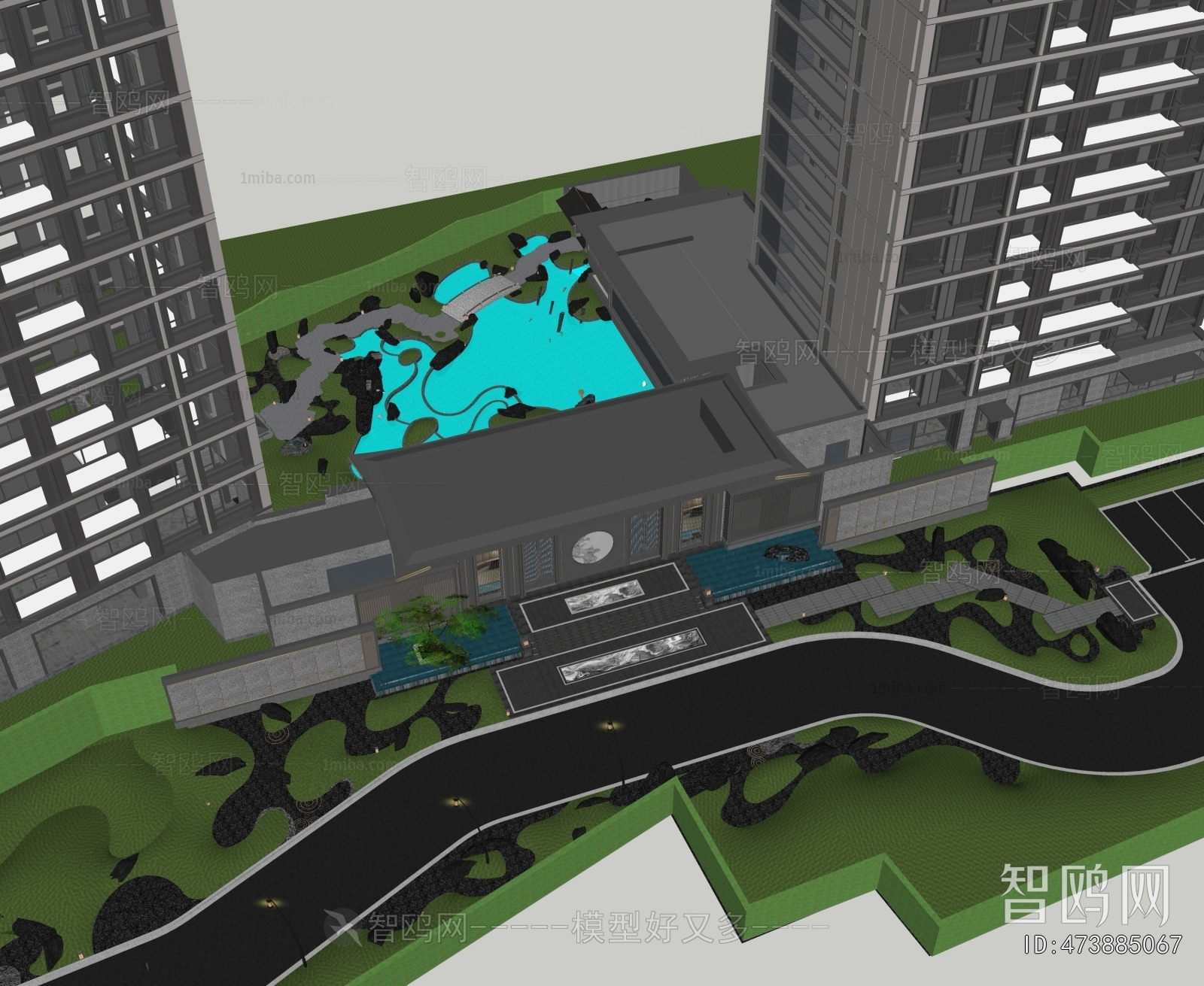 New Chinese Style Residential Building