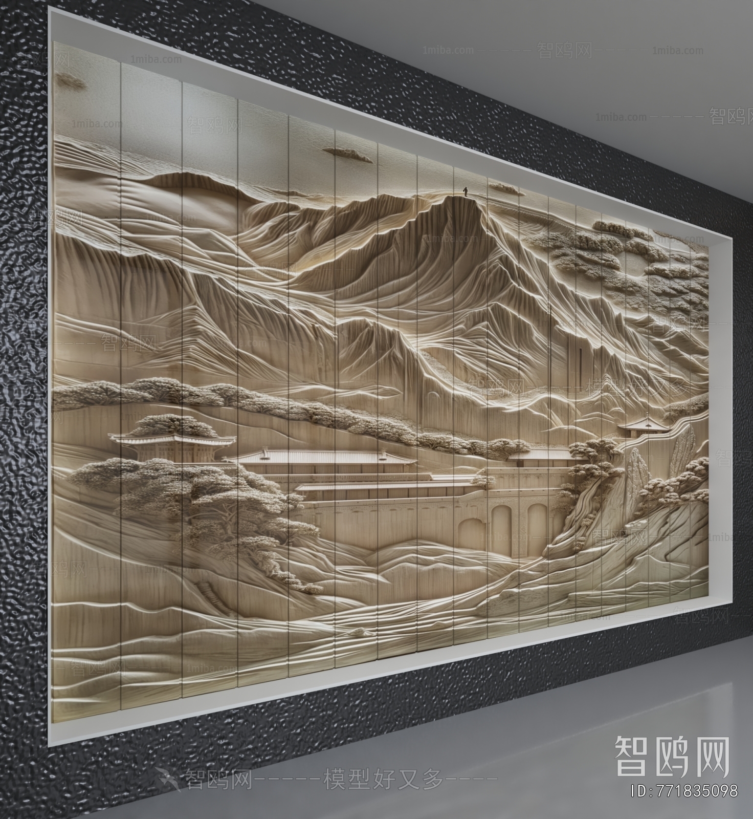 New Chinese Style TV Wall