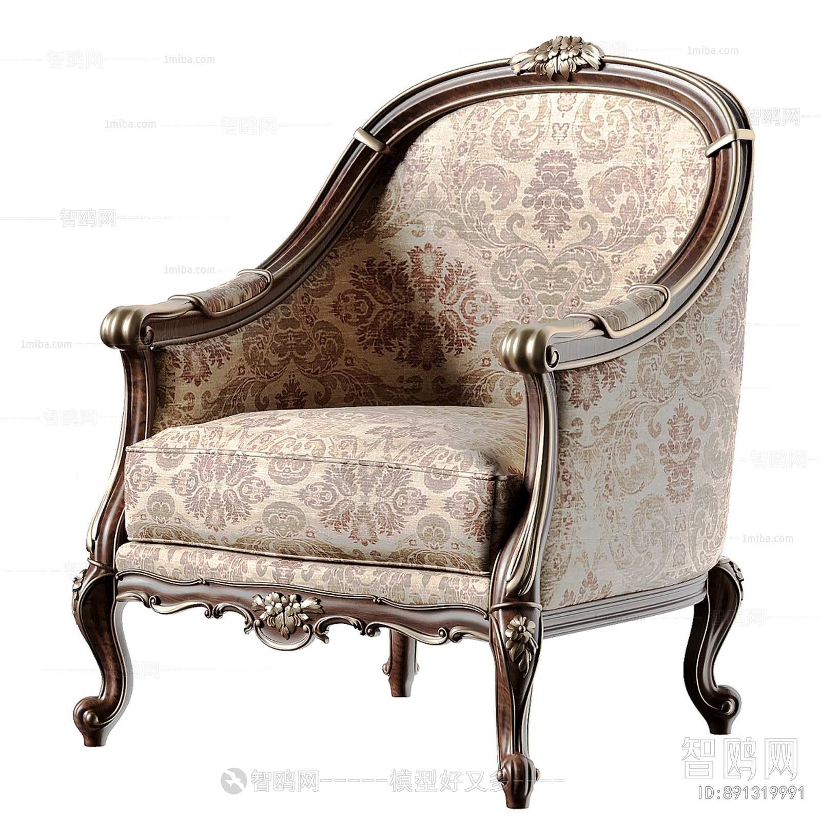 European Style Single Sofa