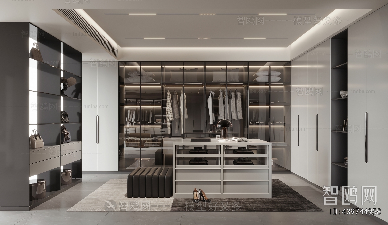 Modern Clothes Storage Area