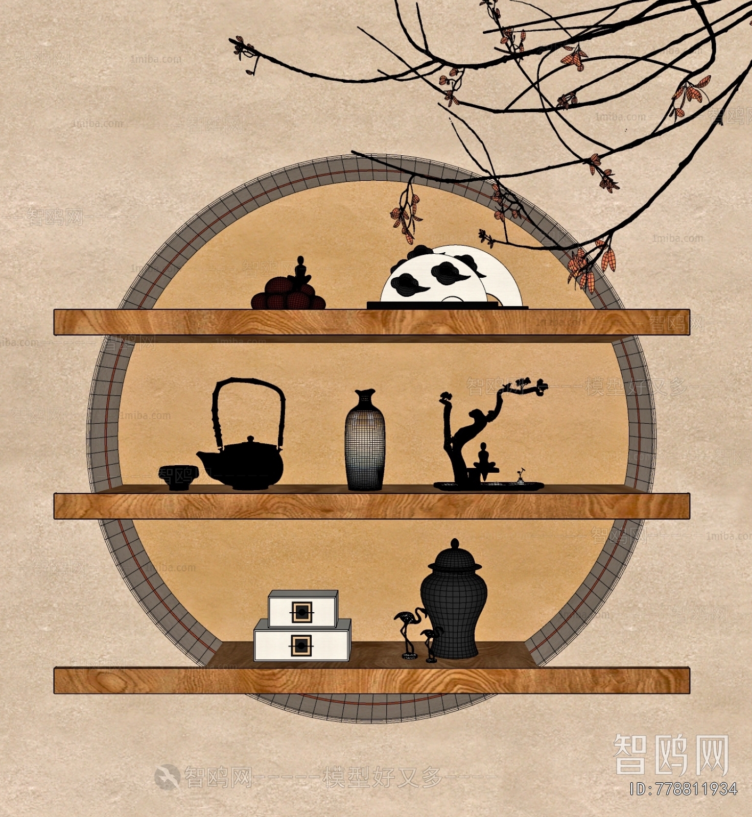 New Chinese Style Decorative Set