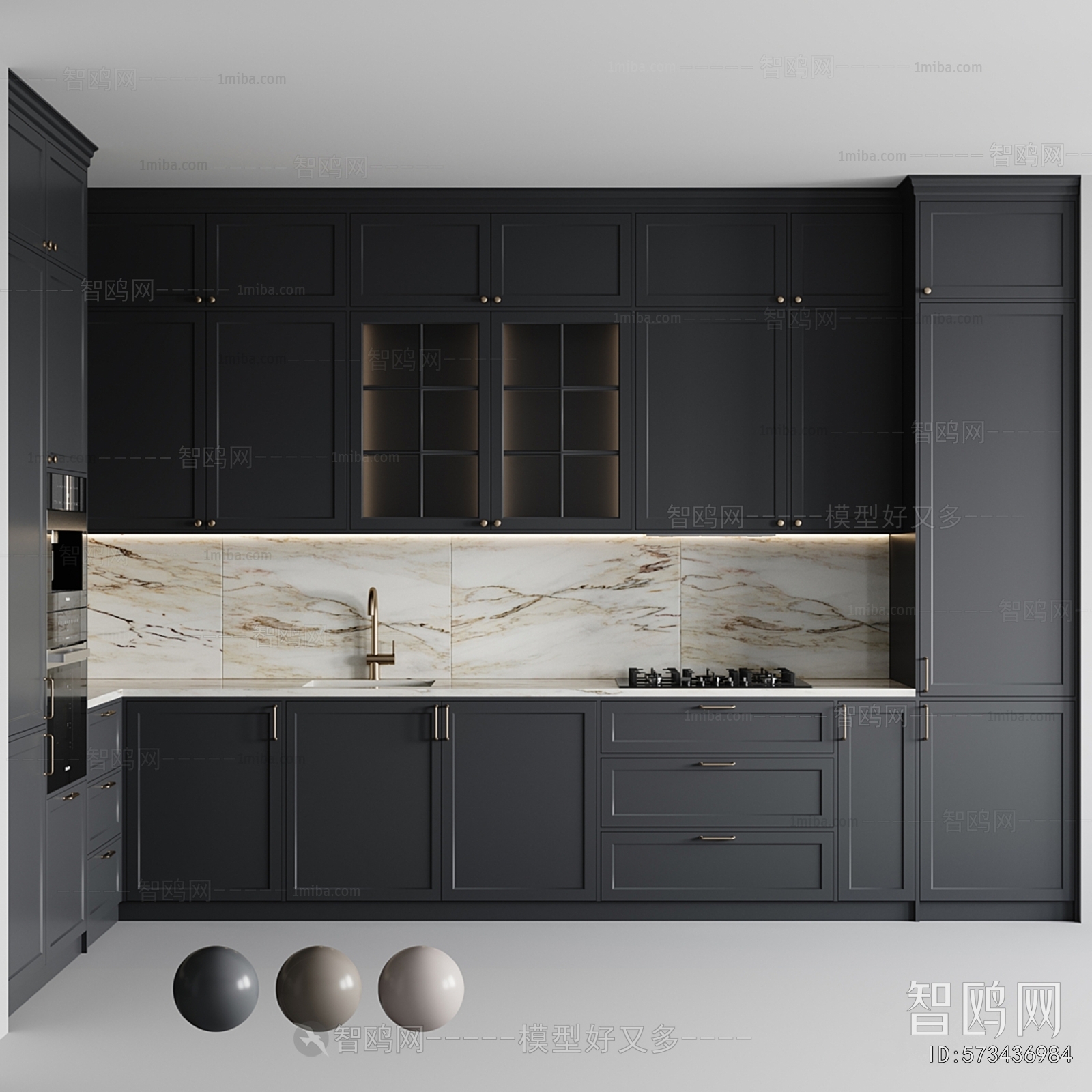 European Style Kitchen Cabinet
