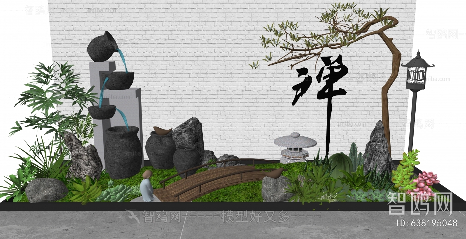 New Chinese Style Plant Landscaping