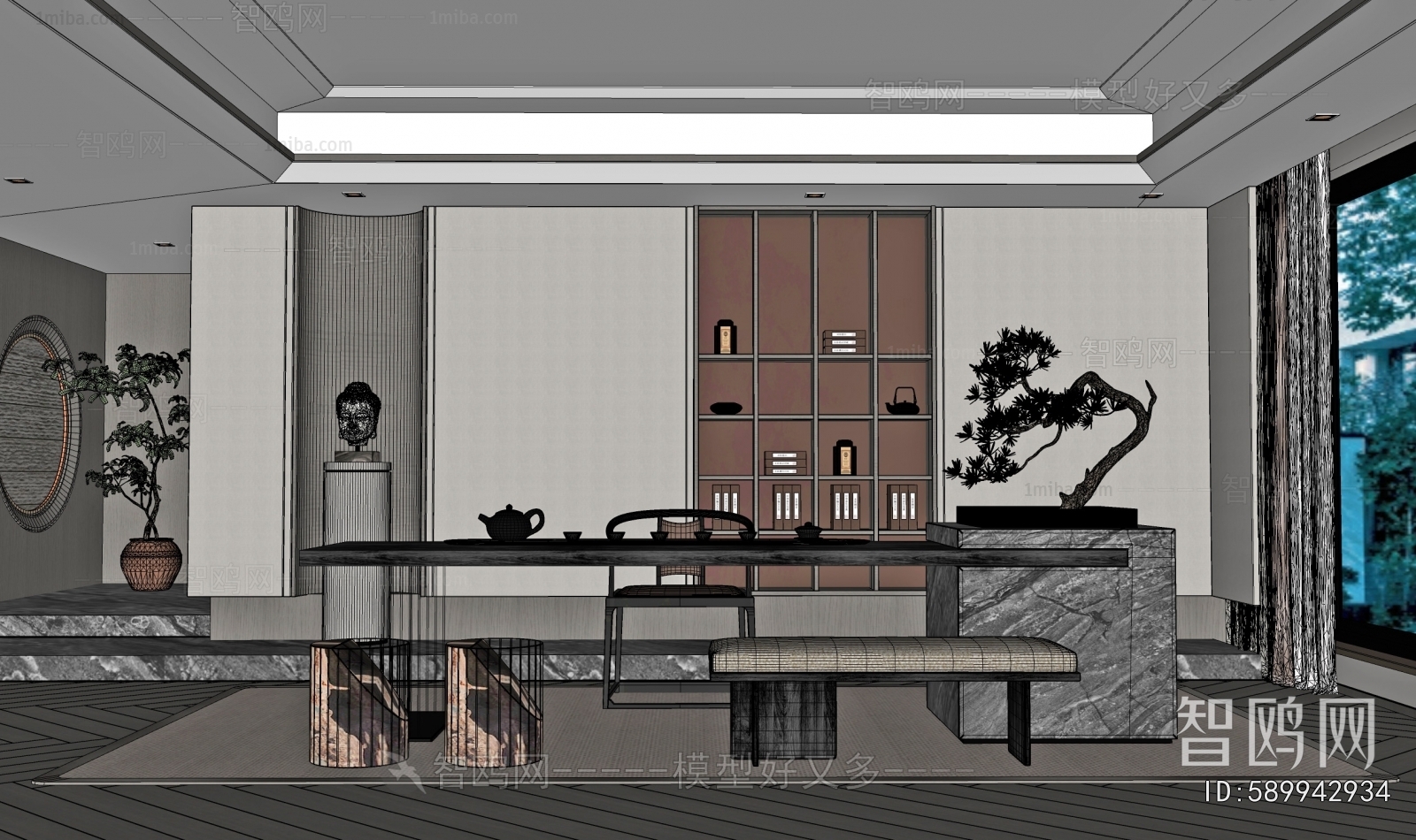 New Chinese Style Tea House