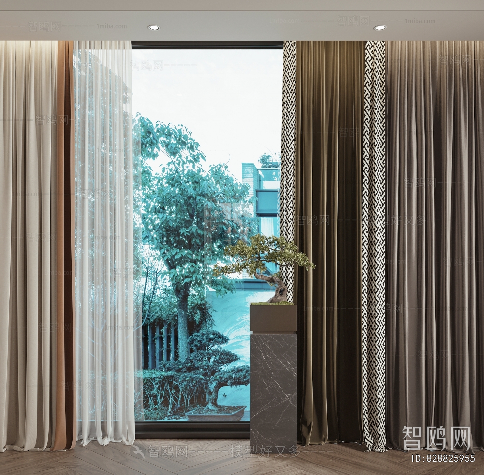 New Chinese Style The Curtain