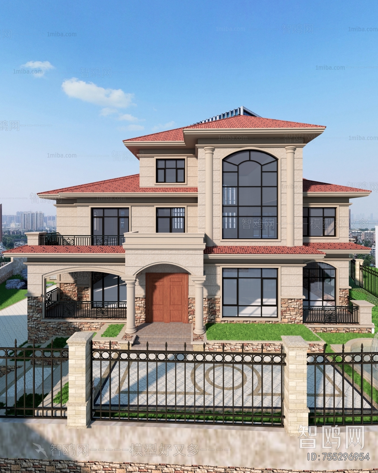 Simple European Style Detached Villa