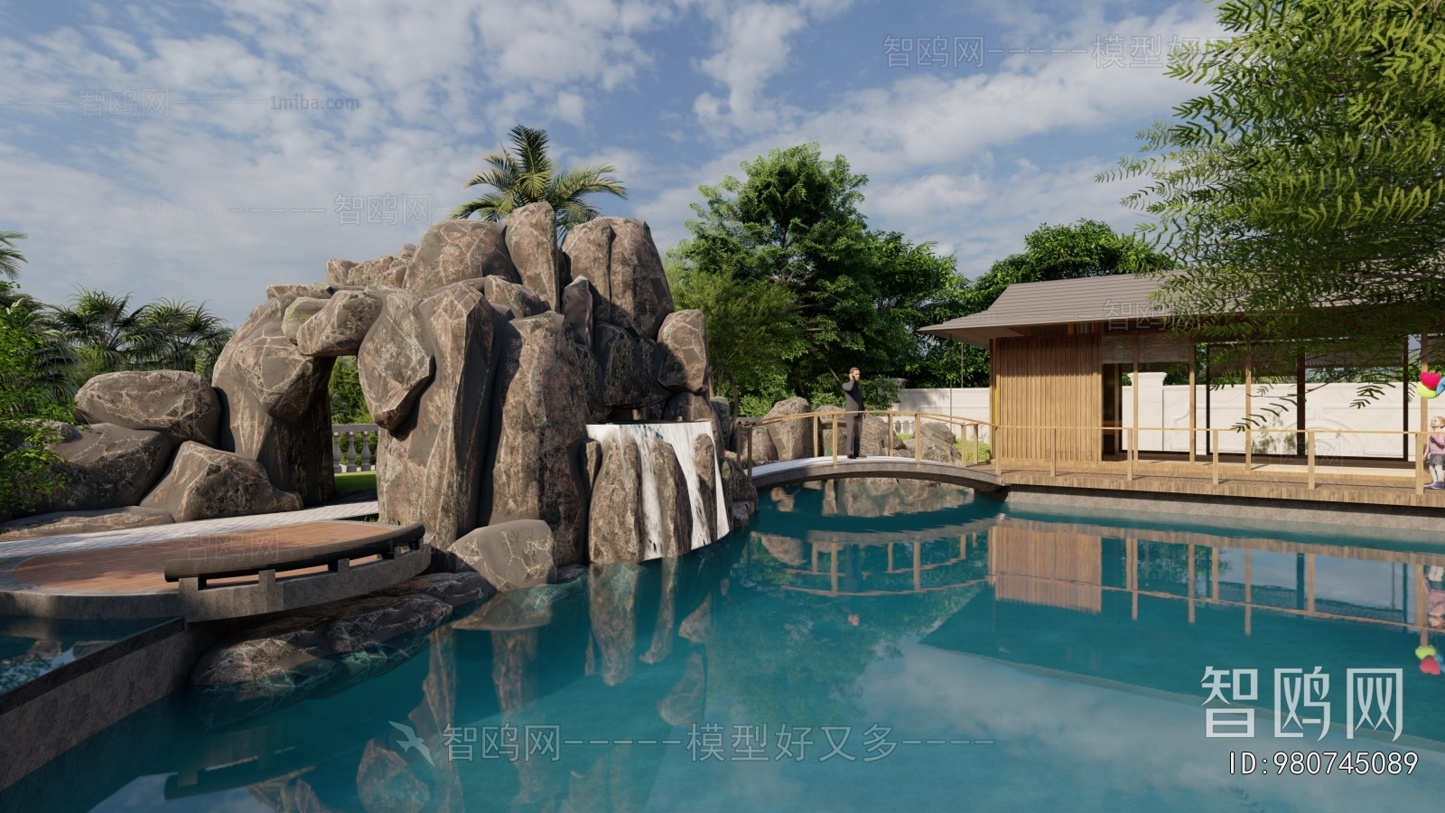 European Style Courtyard/landscape