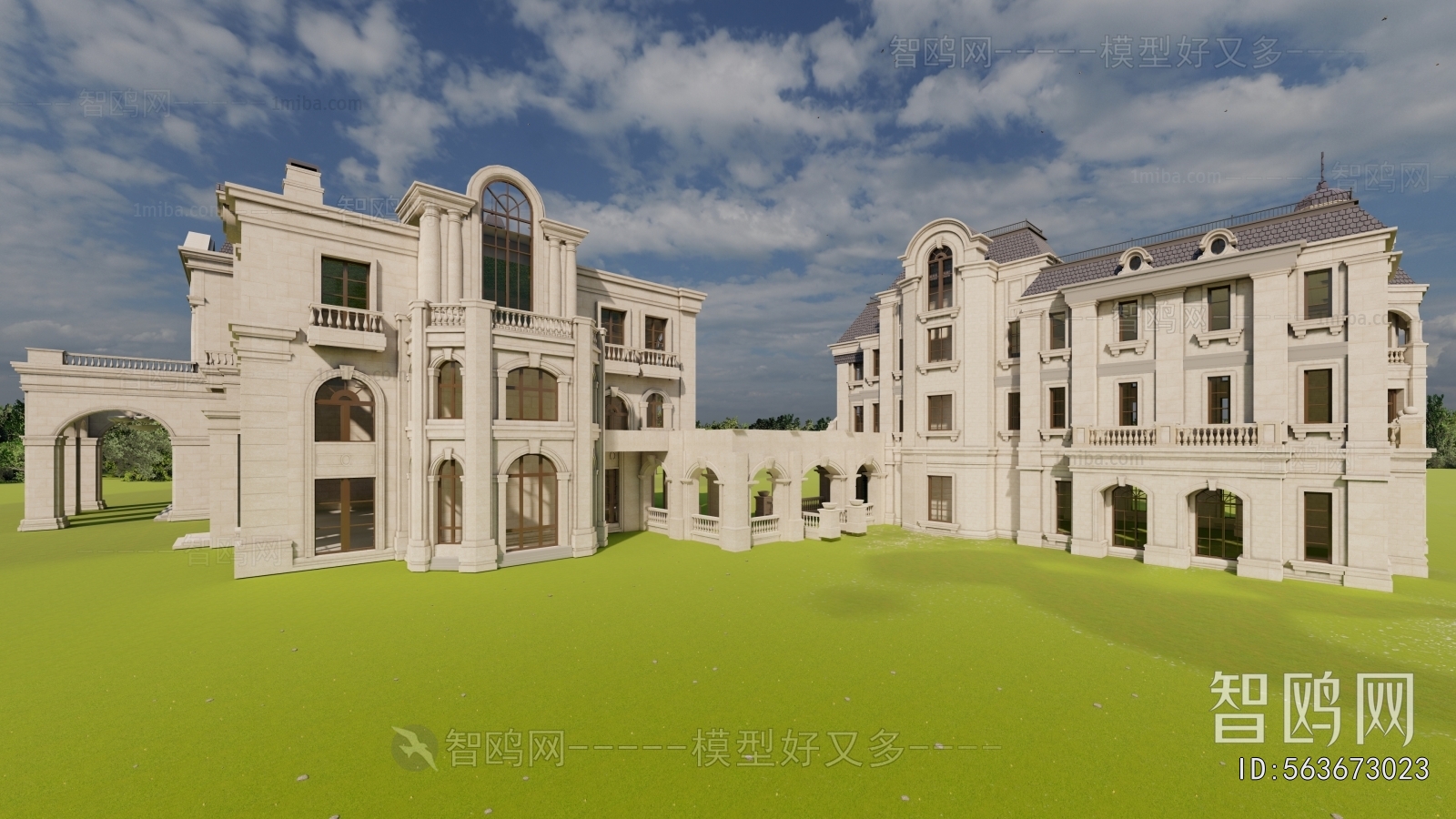 European Style Villa Appearance