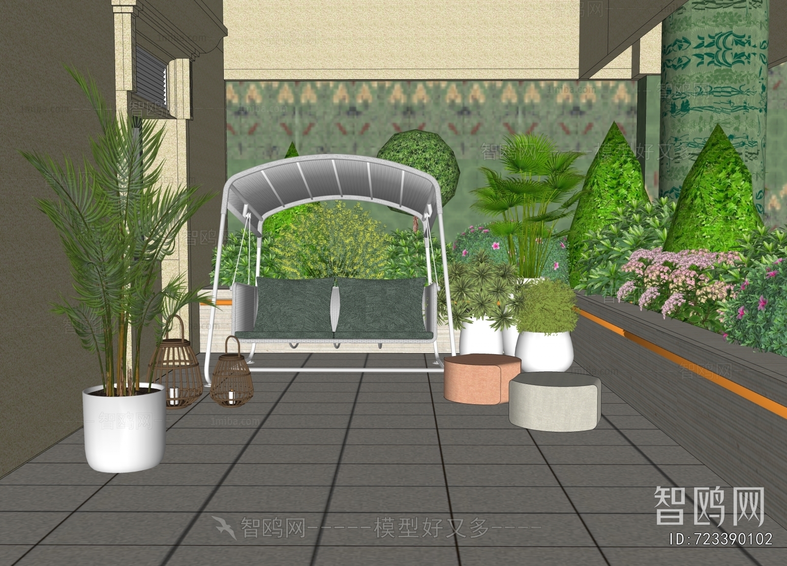 Modern Courtyard/landscape