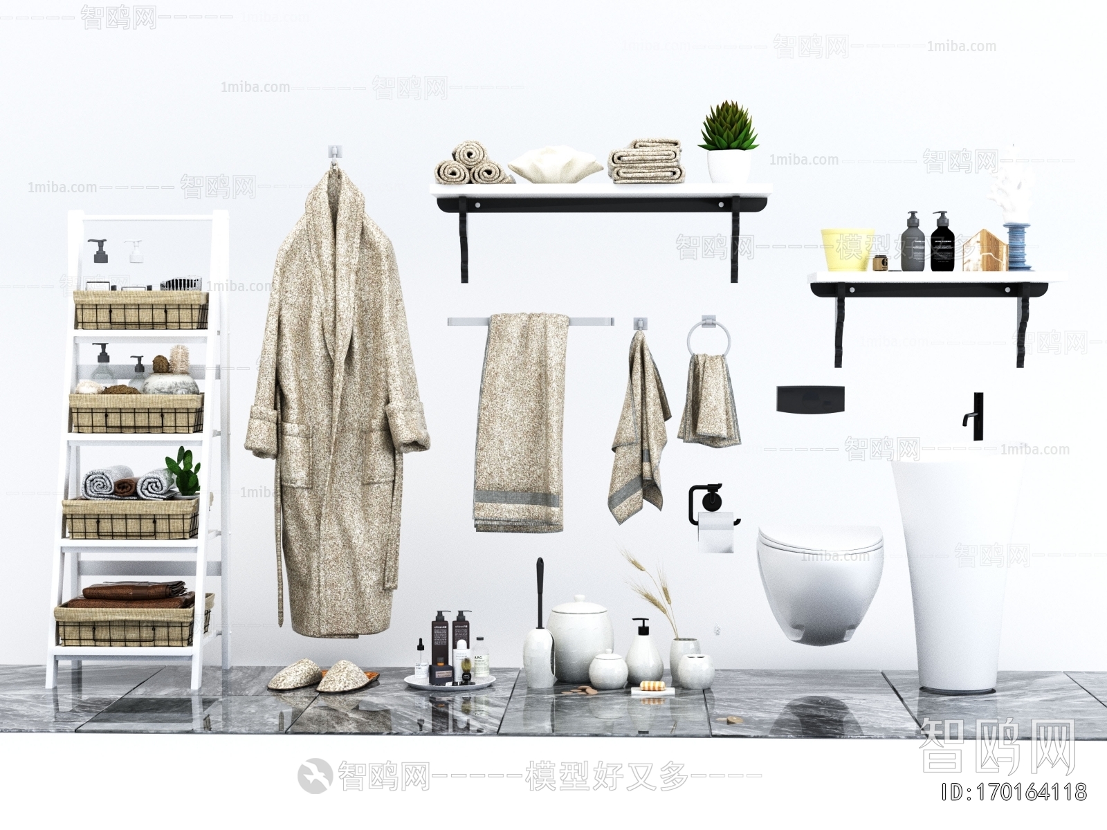 Modern Bathroom Set