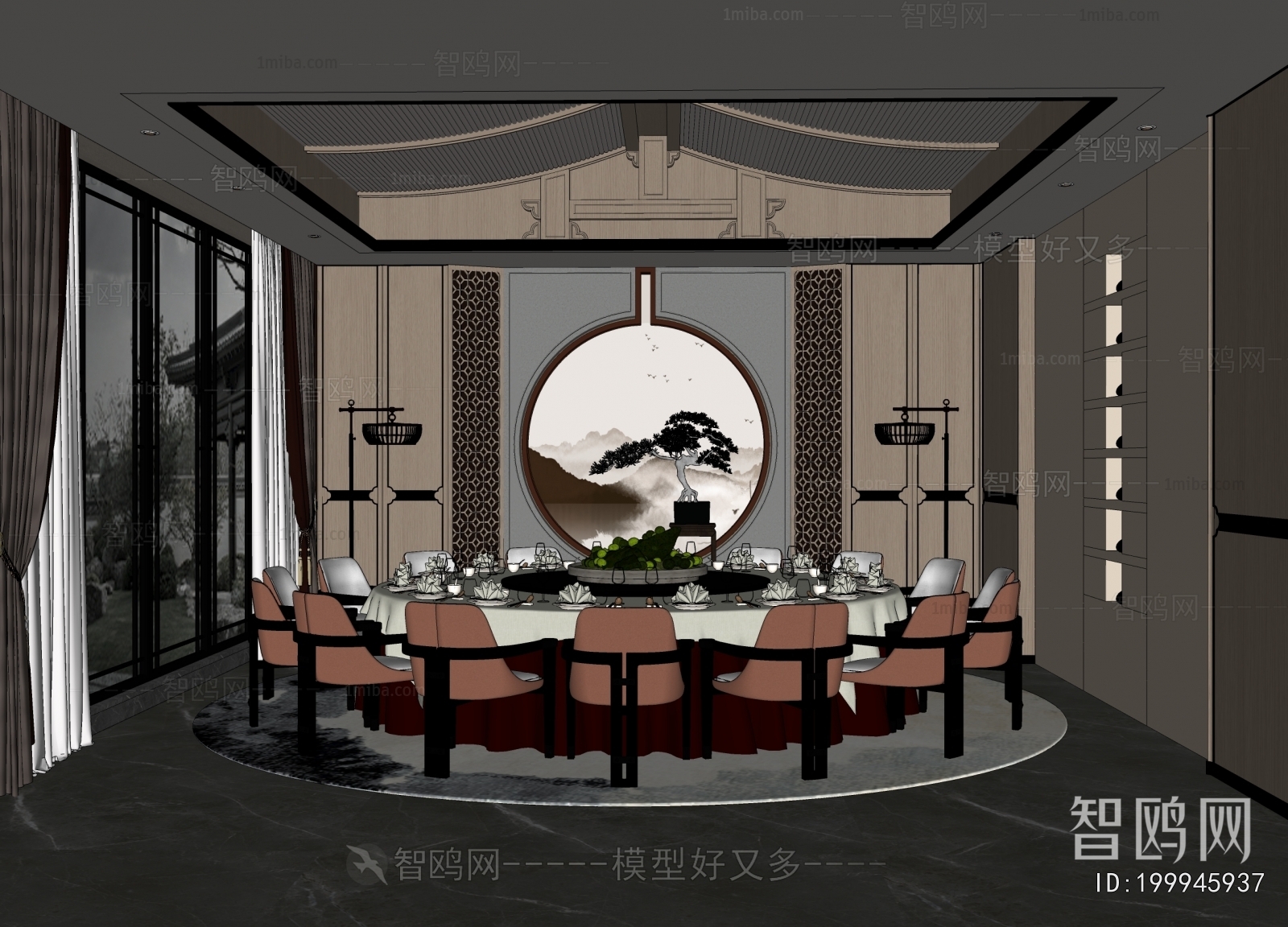 New Chinese Style Restaurant Box