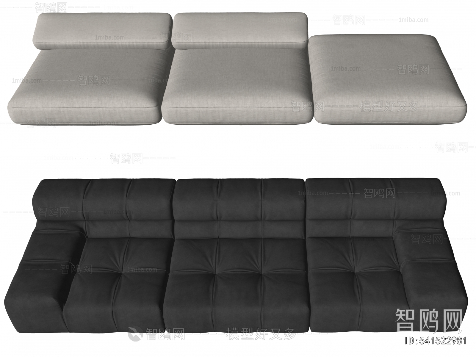 Modern Three-seat Sofa