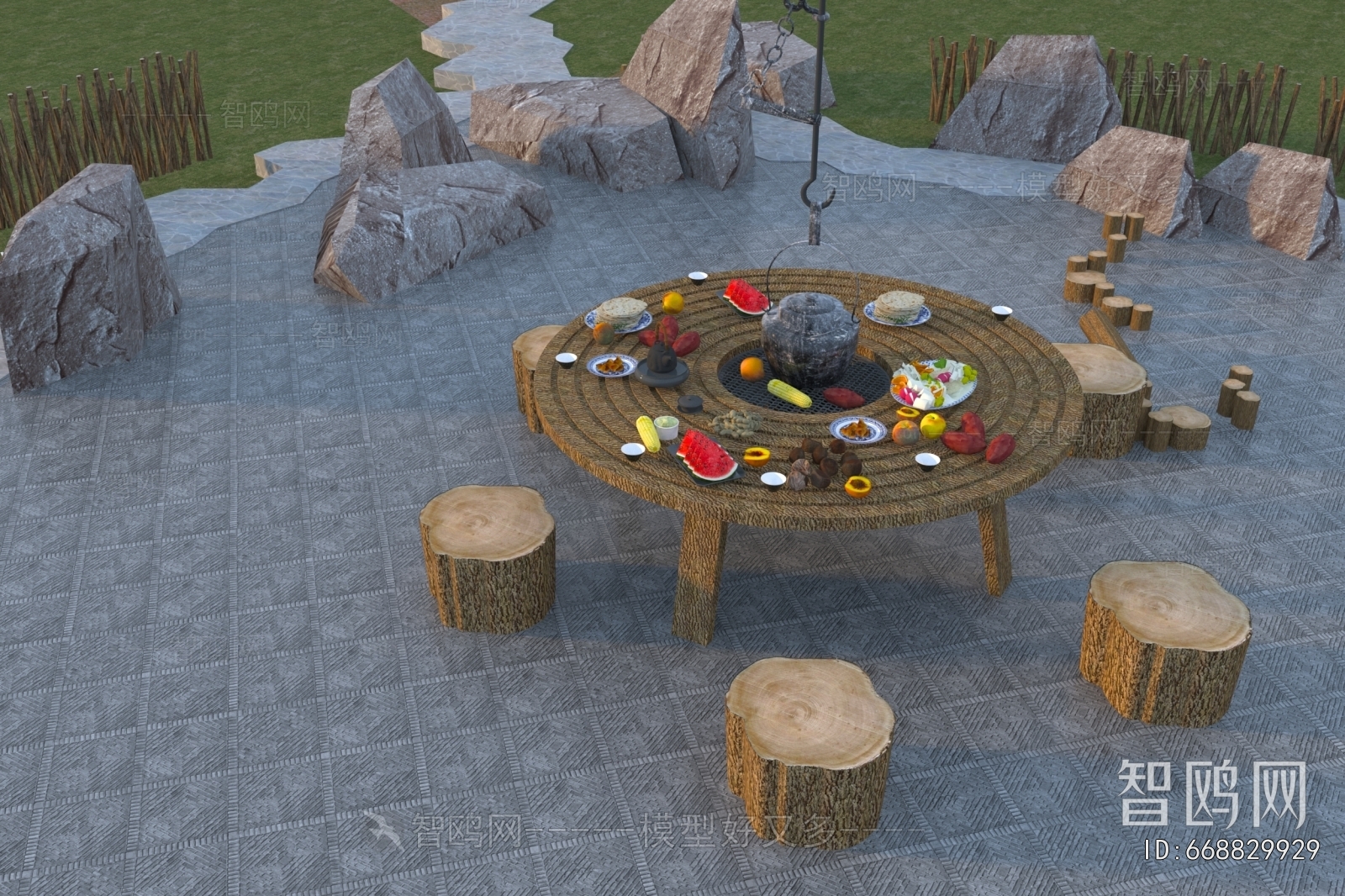 New Chinese Style Dining Table And Chairs