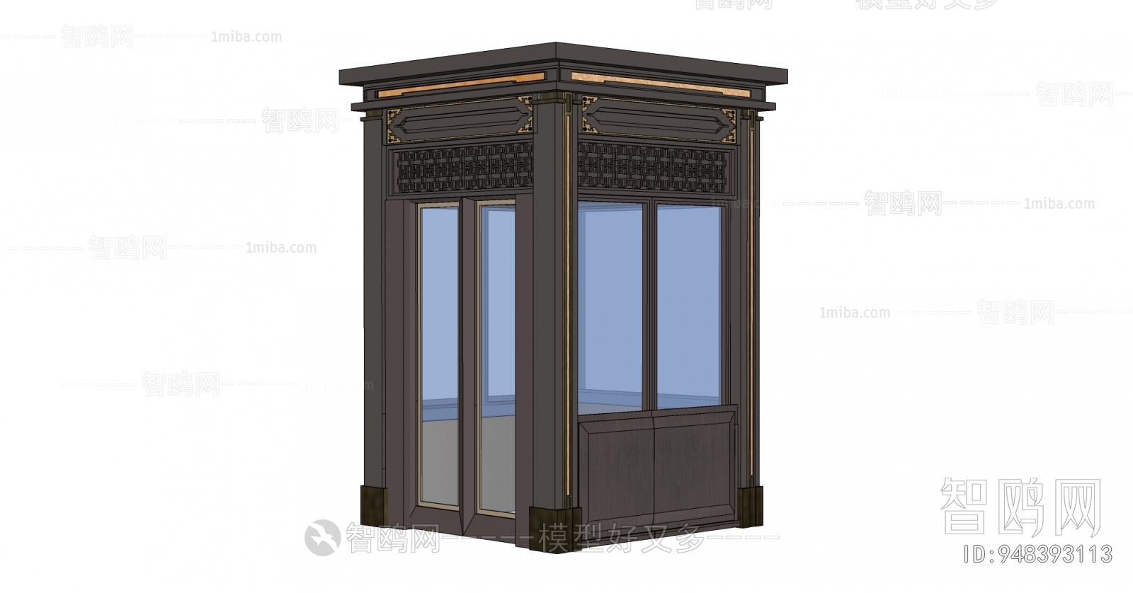 New Chinese Style Security Booth