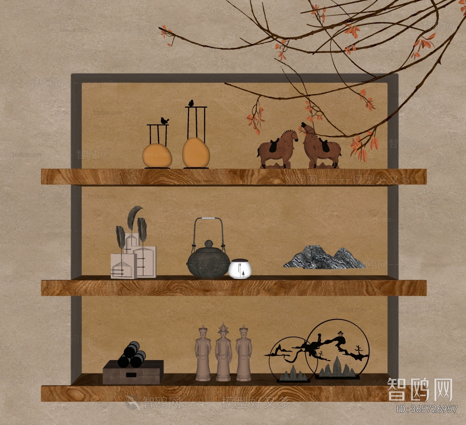 New Chinese Style Decorative Set