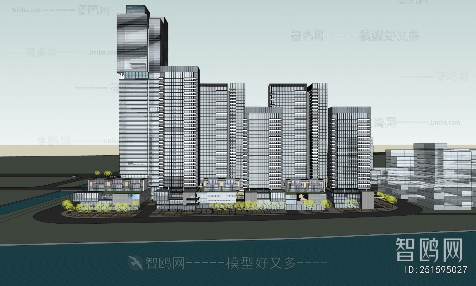 Modern Appearance Of Commercial Building