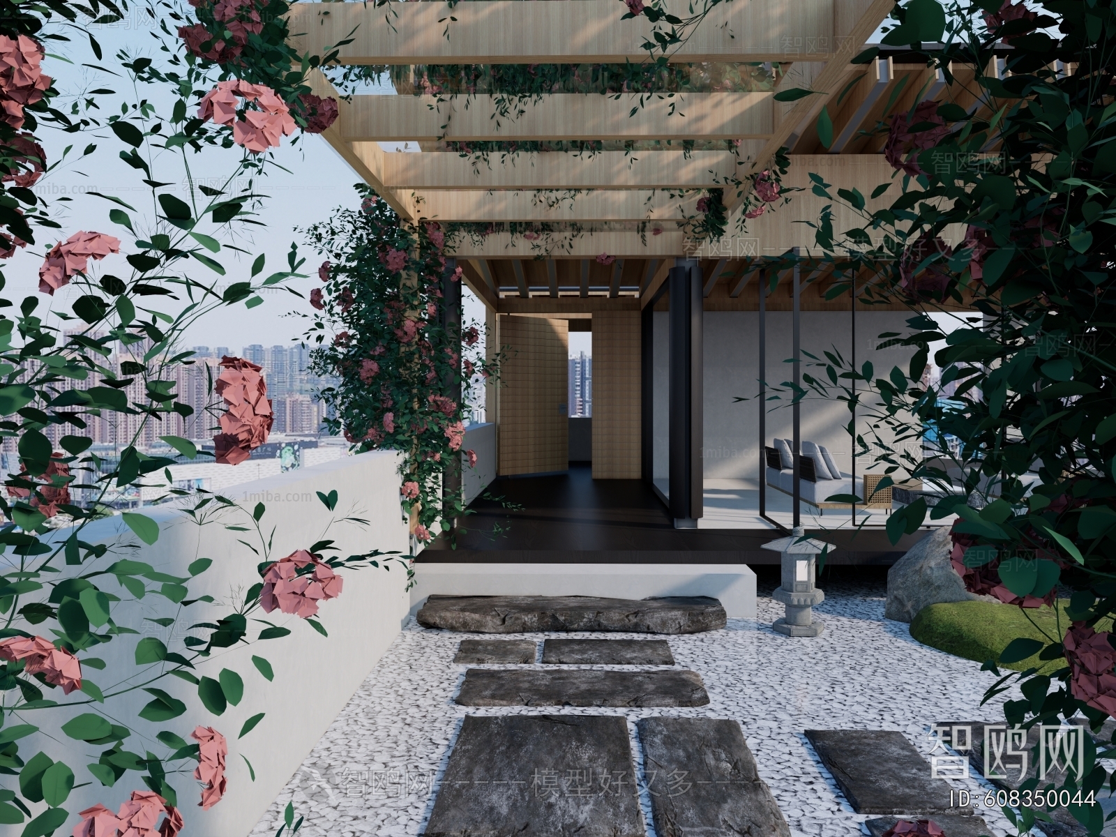 New Chinese Style Courtyard/landscape