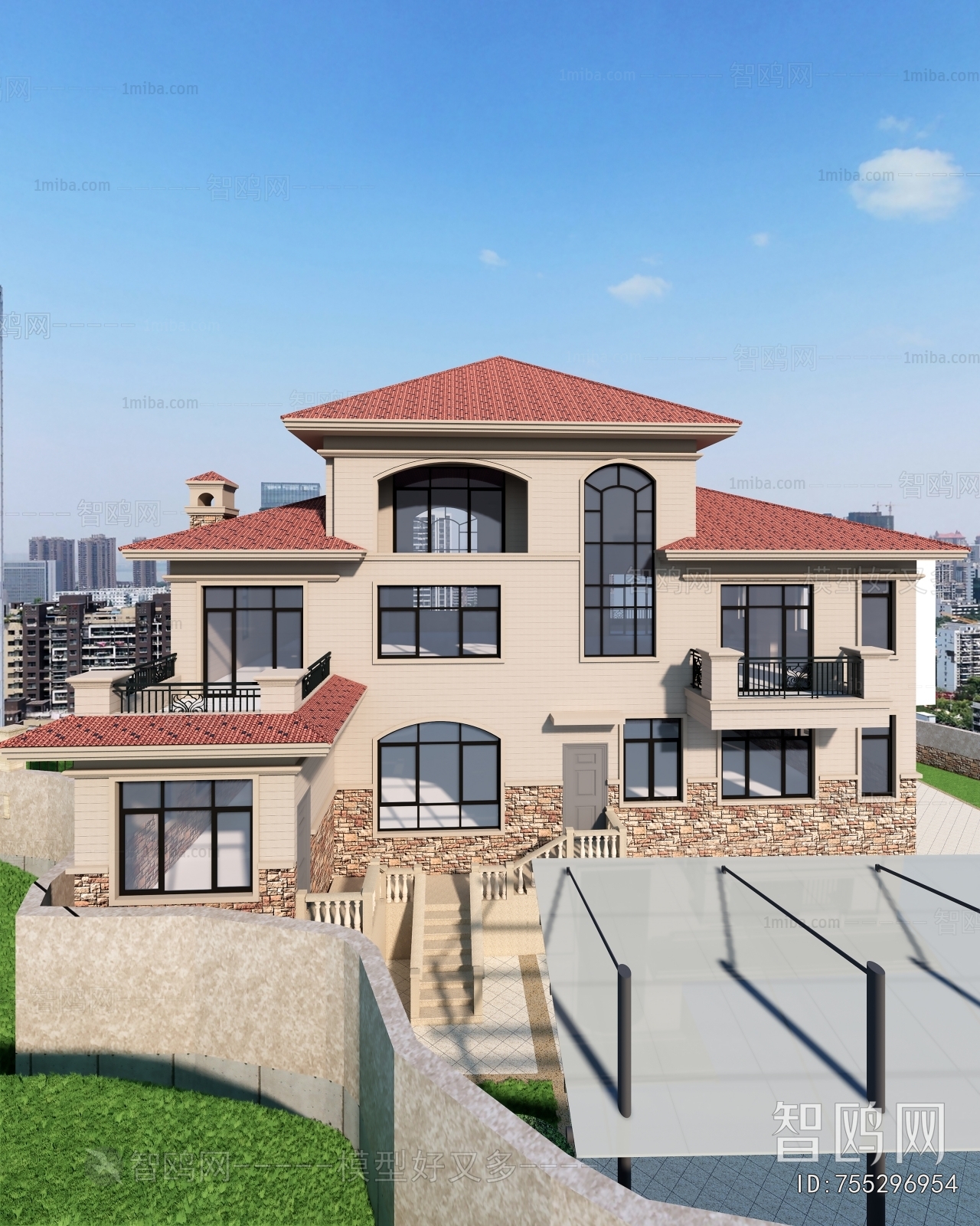 Simple European Style Detached Villa