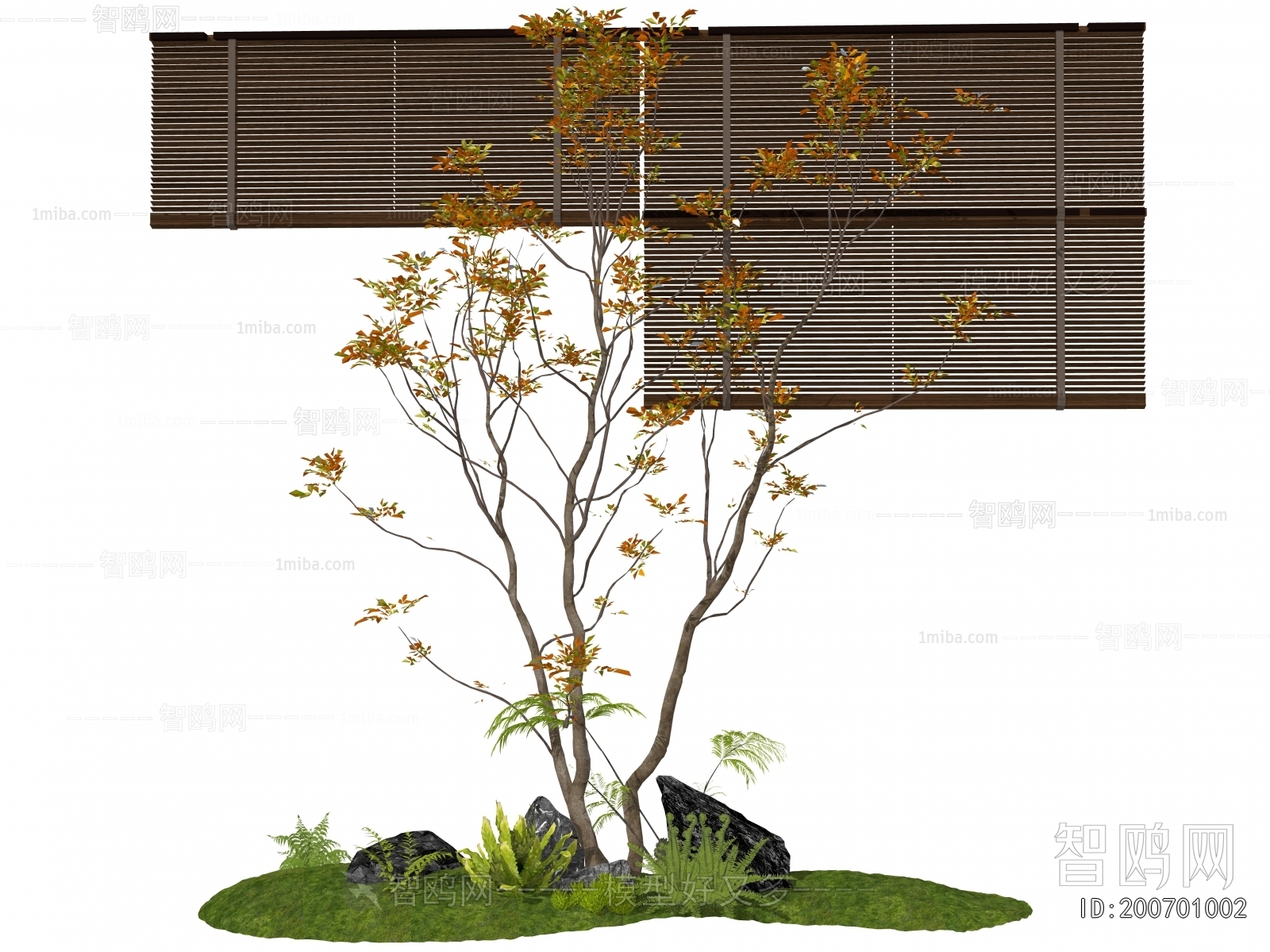New Chinese Style Plant Landscaping