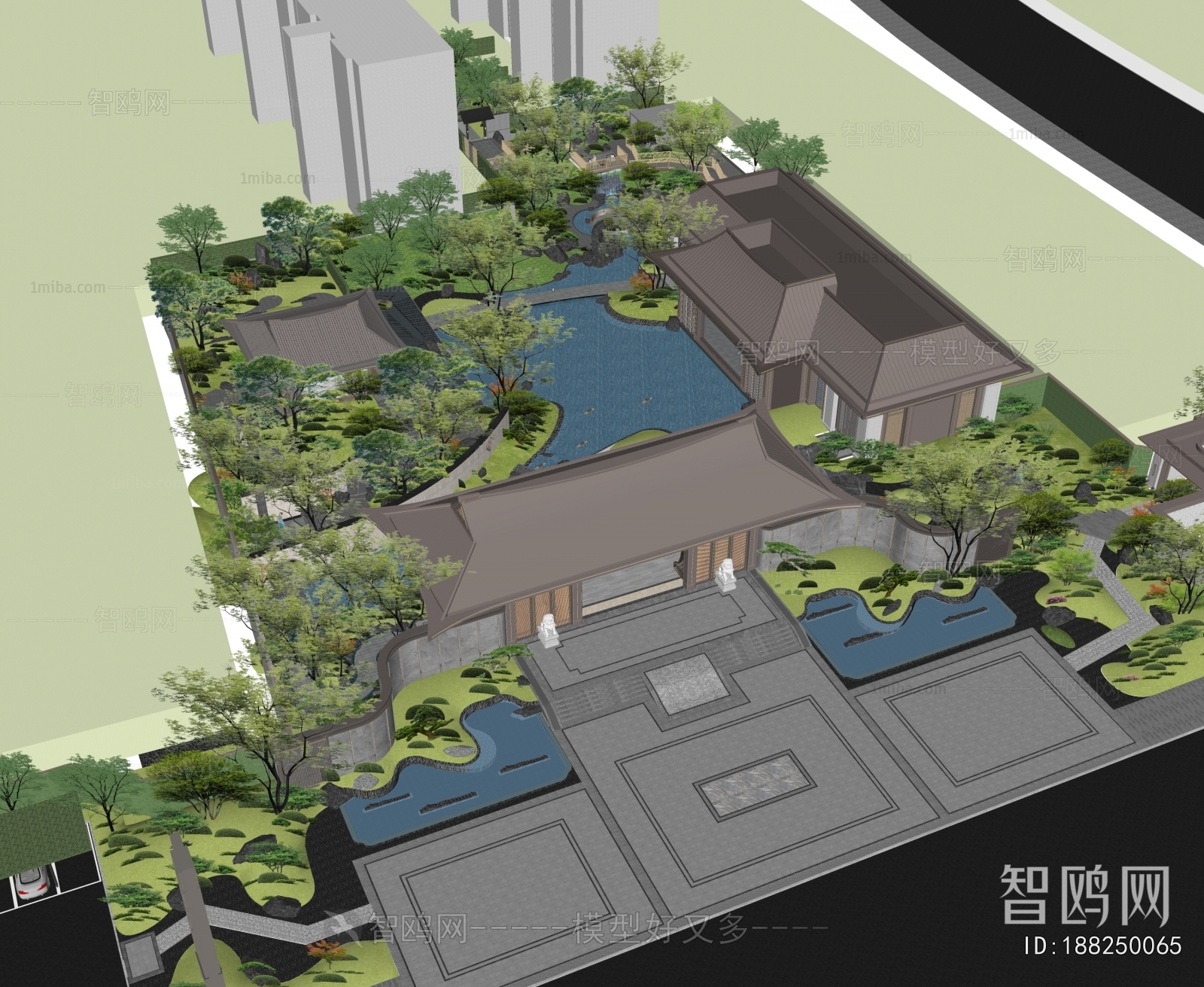 New Chinese Style Facade Element