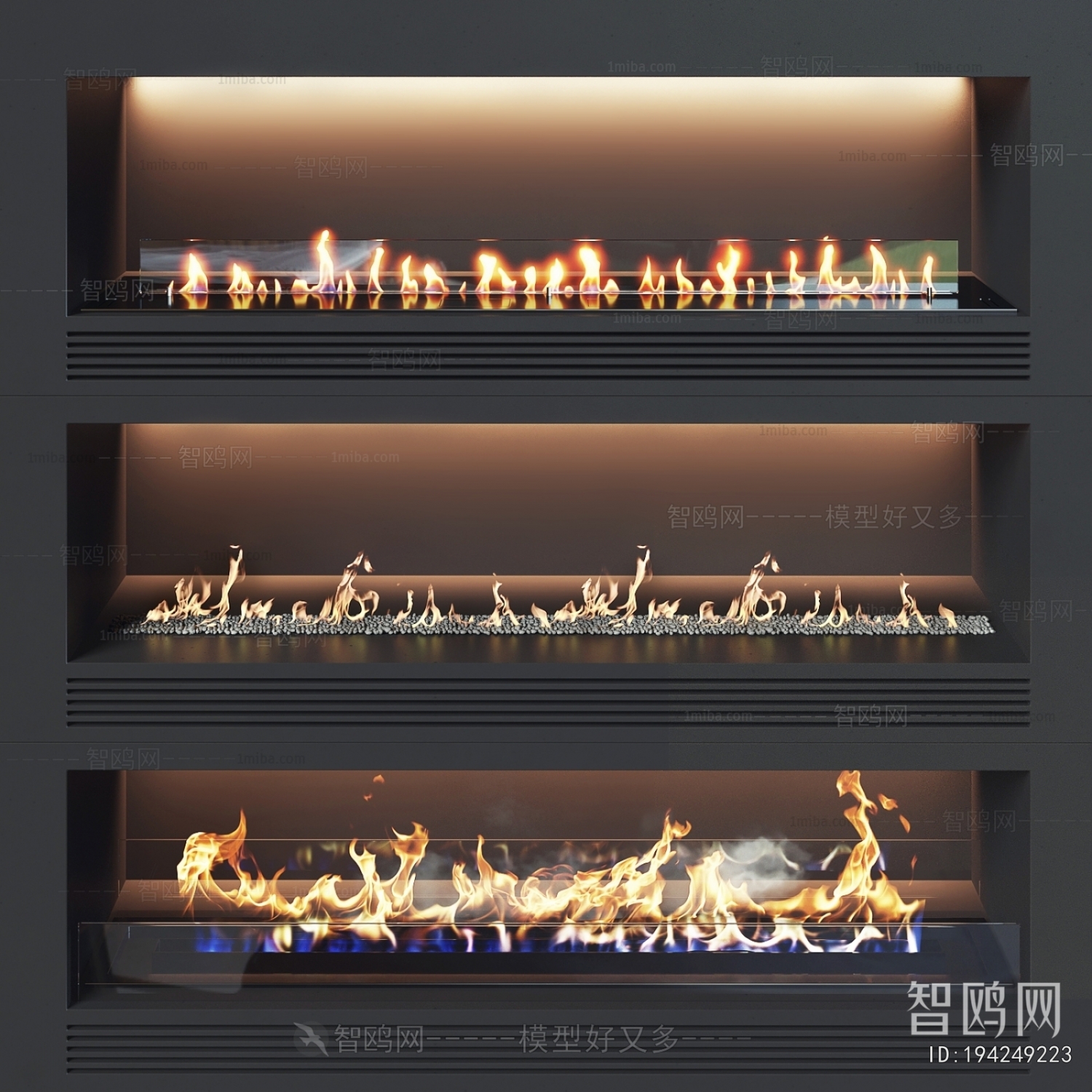Modern Electronic Fireplace