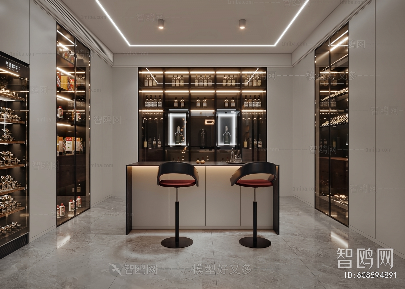 Modern Wine Cellar/Wine Tasting Room