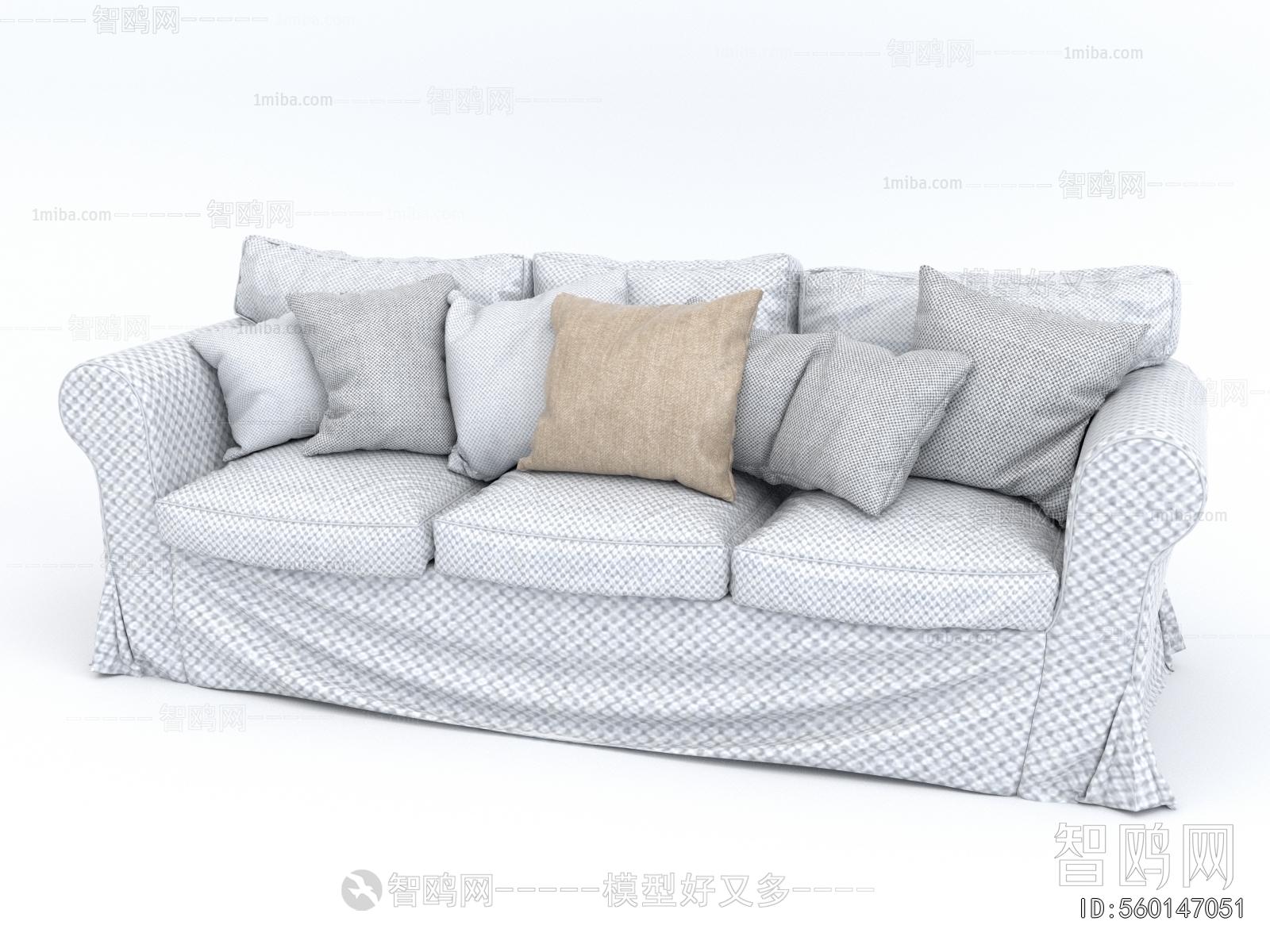 Modern Three-seat Sofa