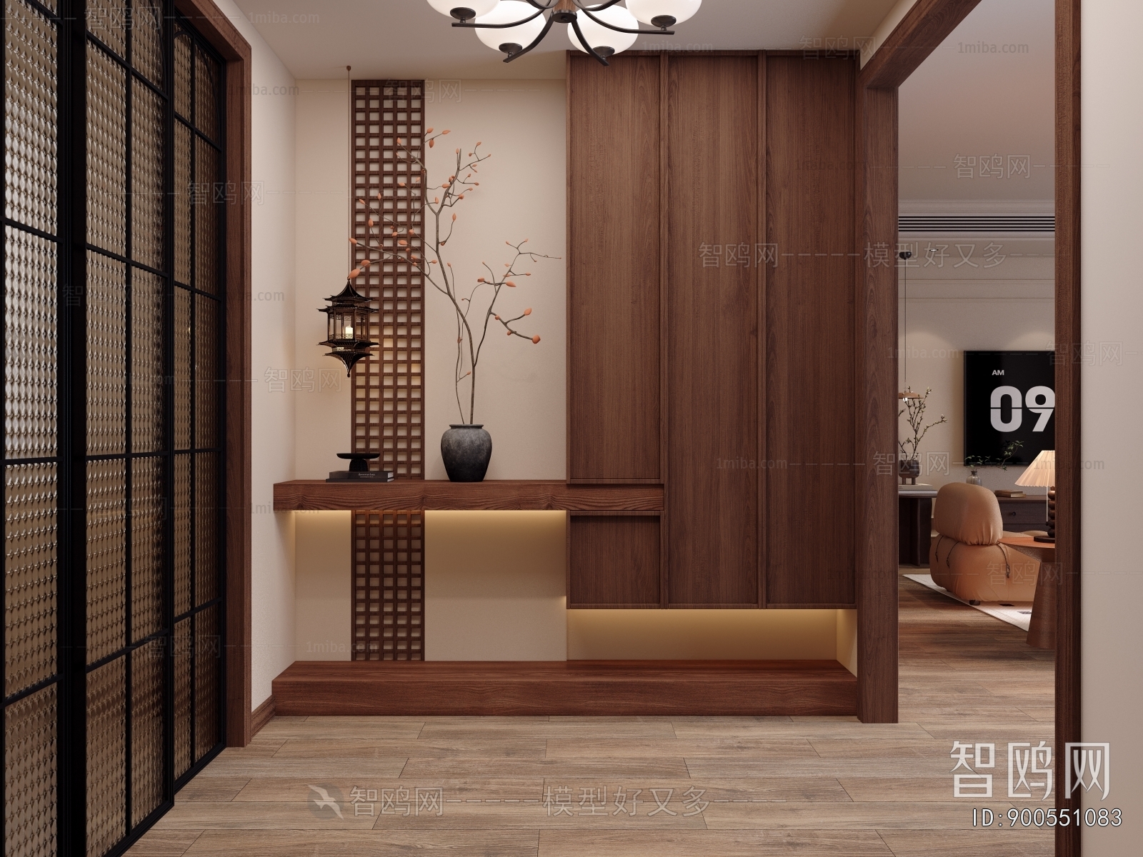 New Chinese Style Hallway