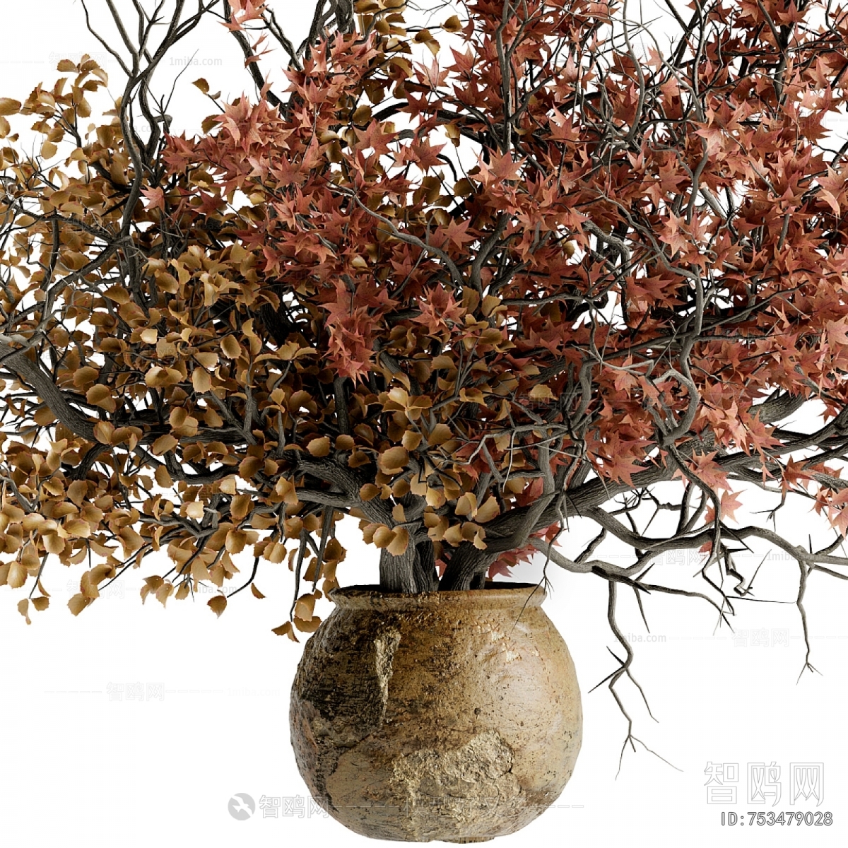 Wabi-sabi Style Dried Branch