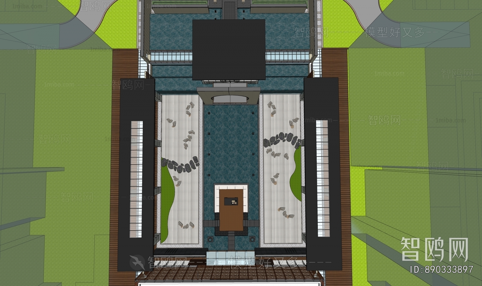 Japanese Style Courtyard/landscape