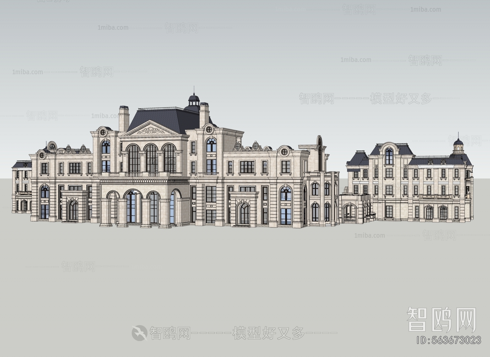 European Style Villa Appearance