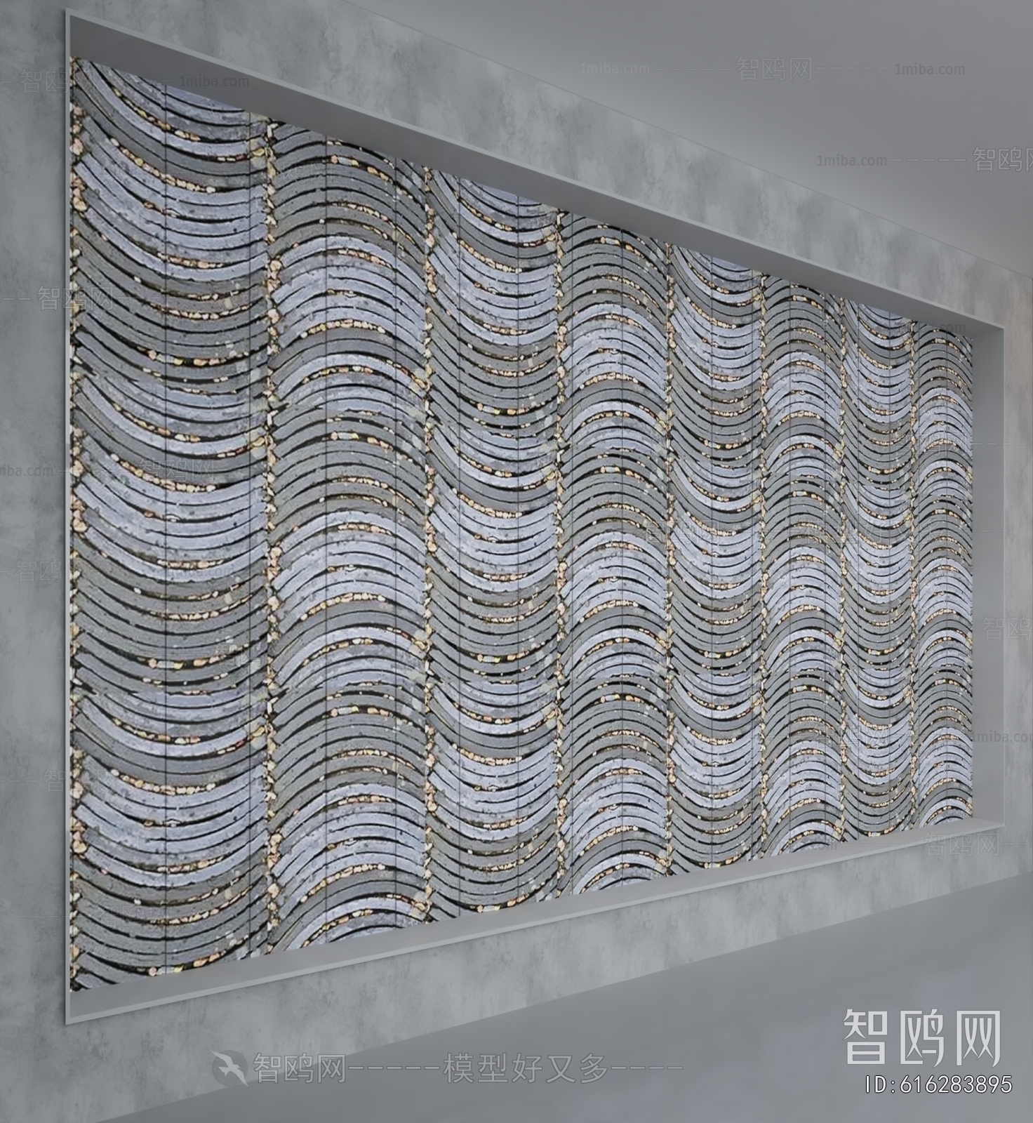 New Chinese Style TV Wall