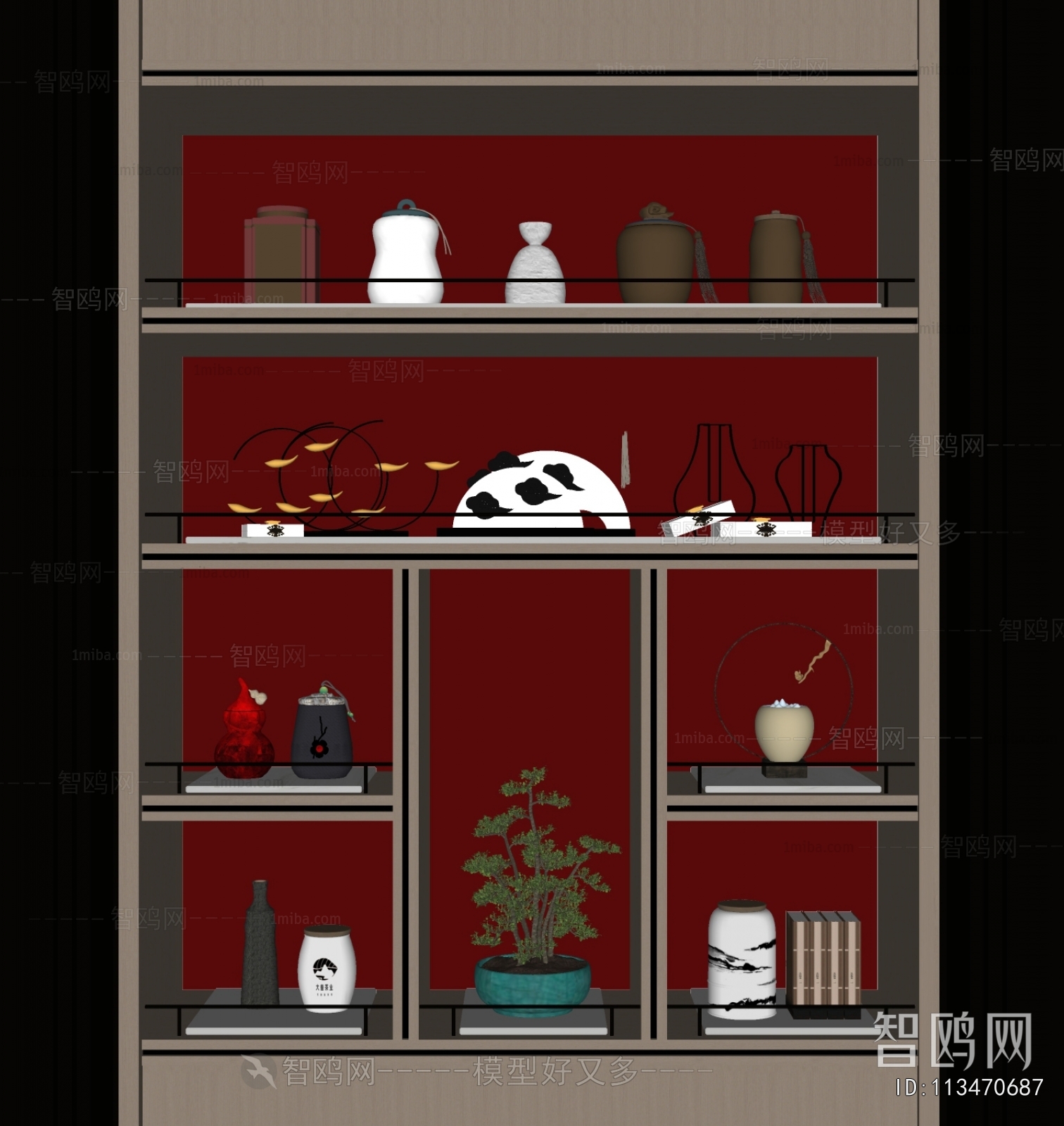 New Chinese Style Decorative Set