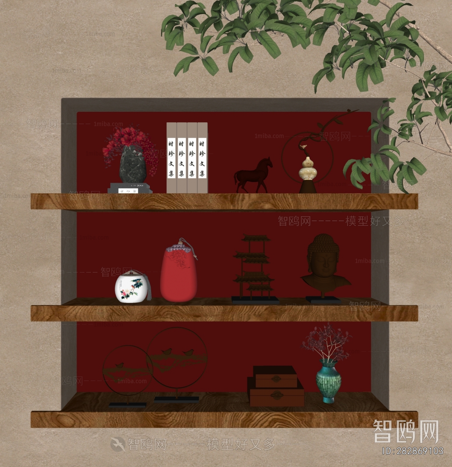 New Chinese Style Decorative Set