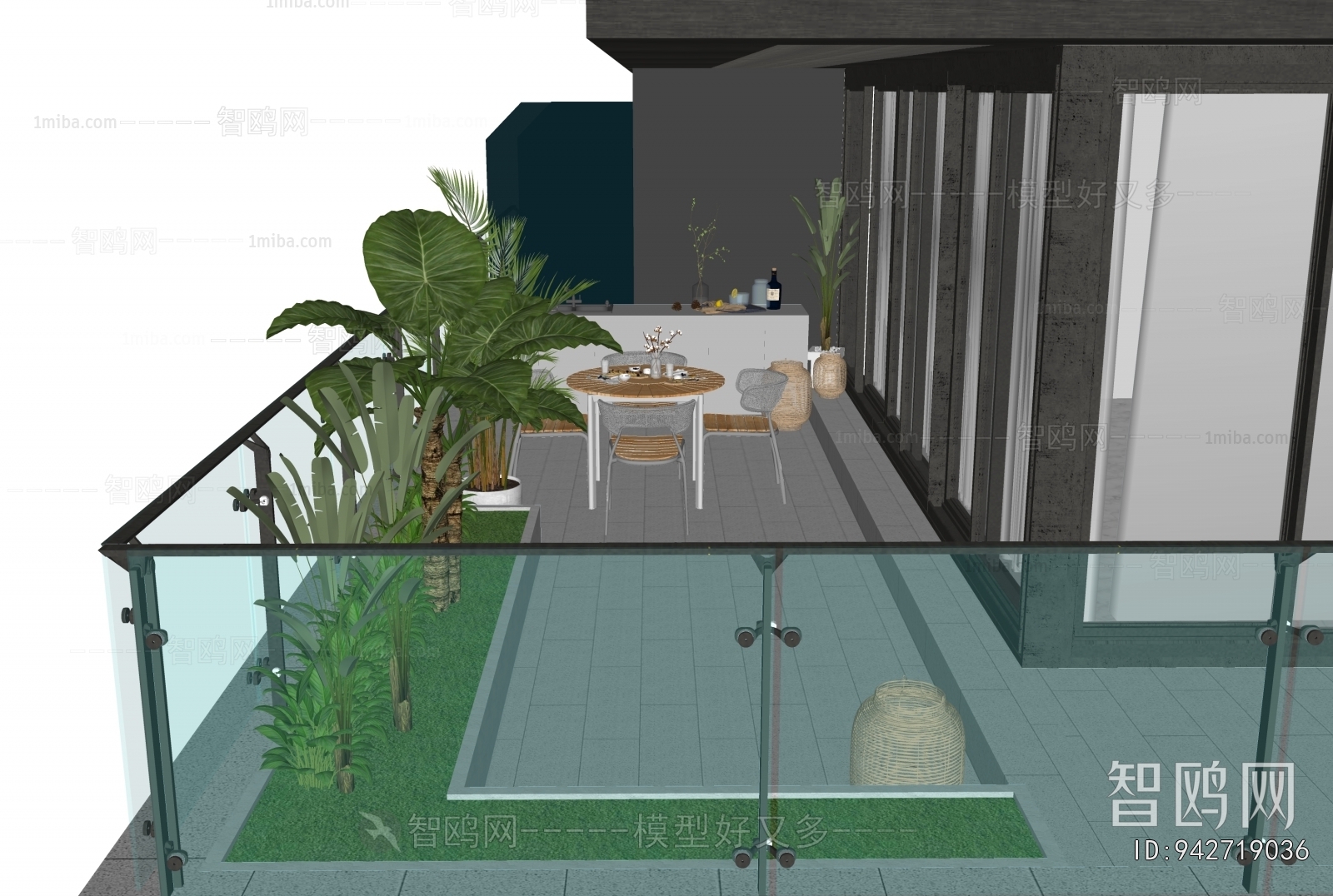 Modern Leisure Balcony