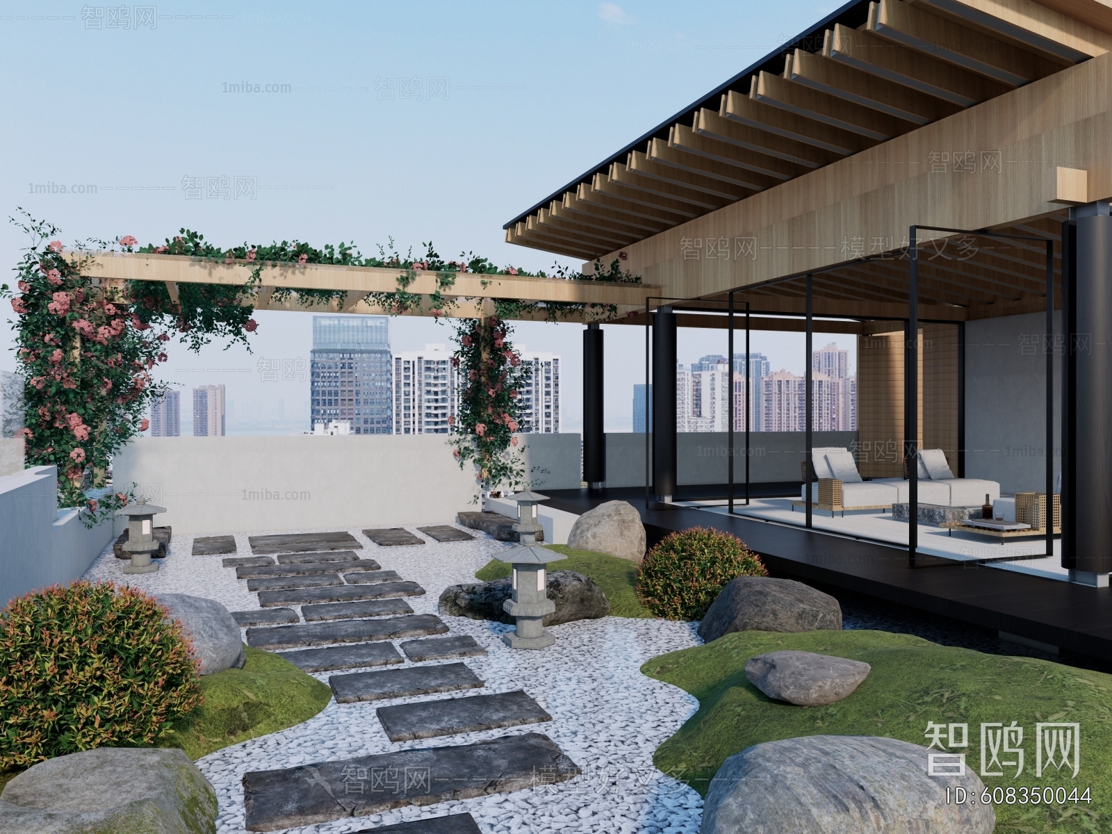 New Chinese Style Courtyard/landscape