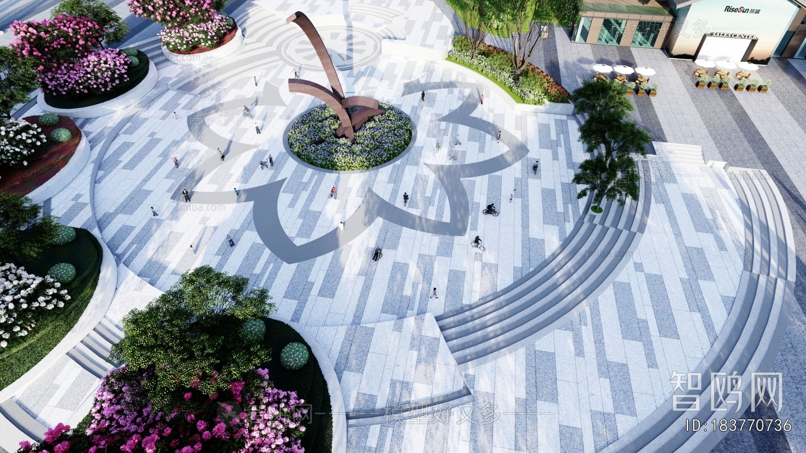 Modern Park Landscape