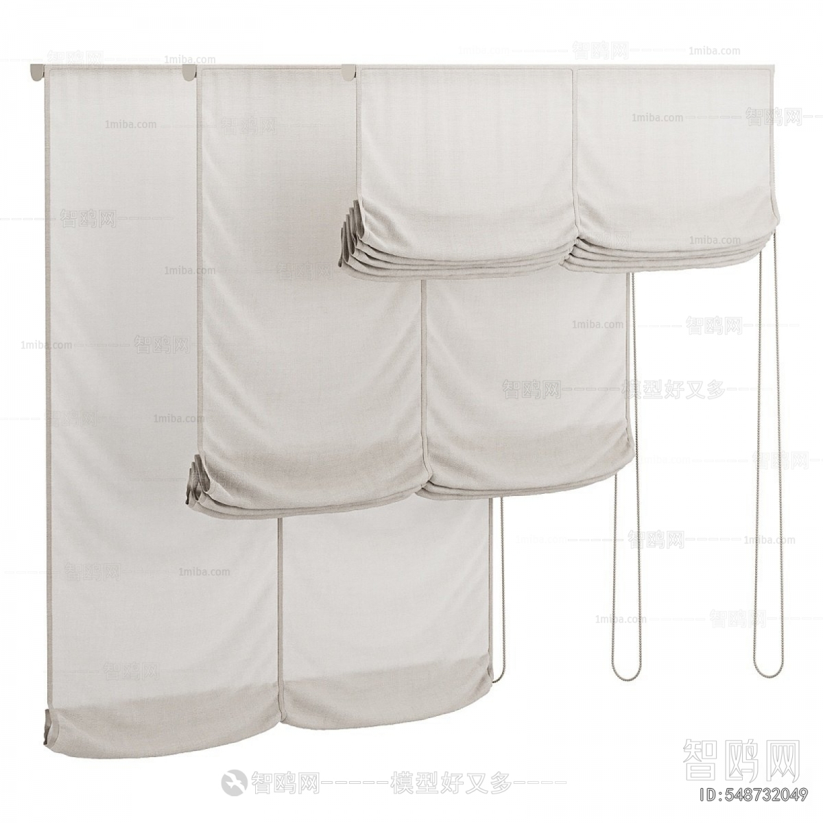 Modern Roman Curtain