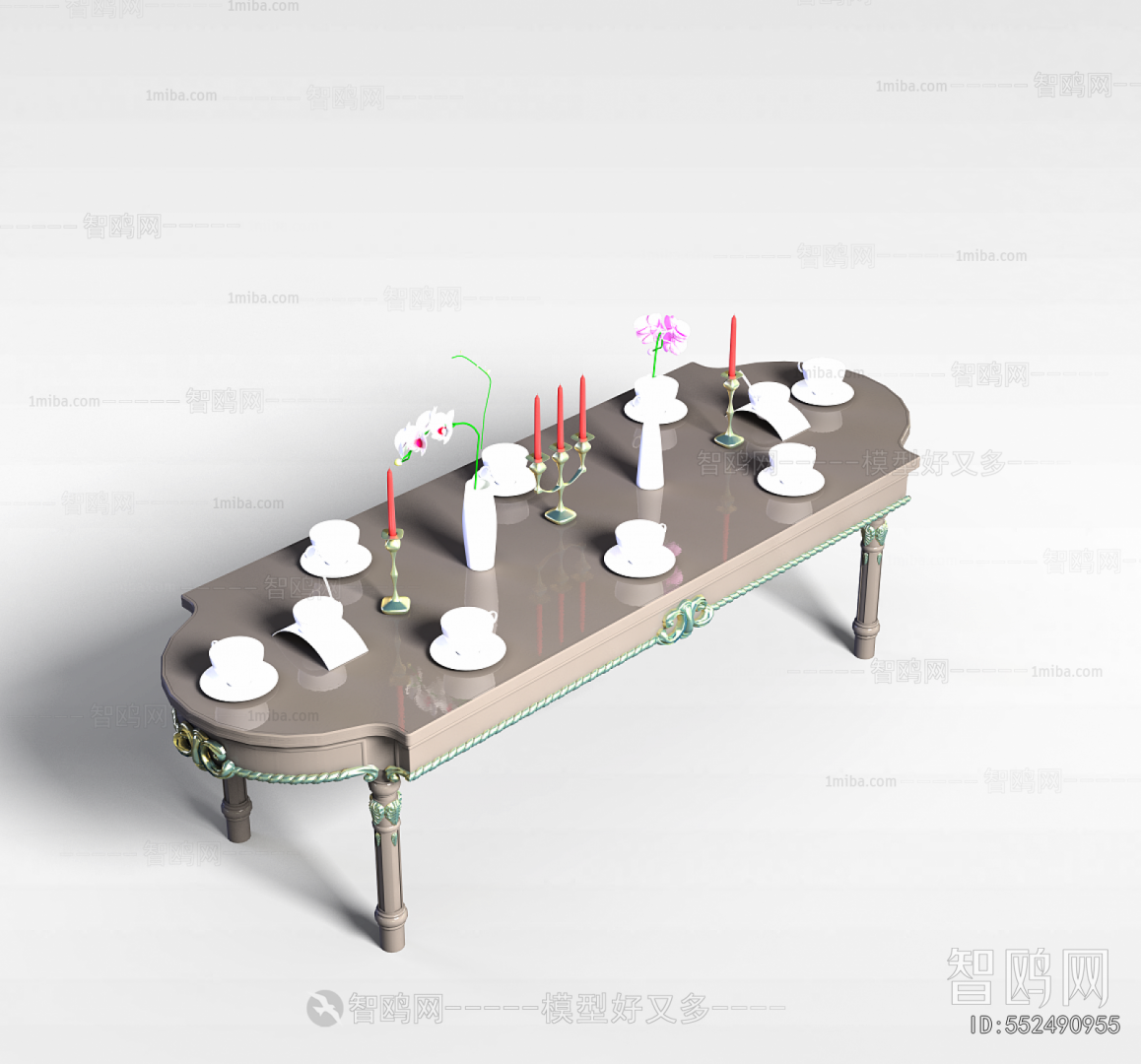 European Style Dining Table And Chairs